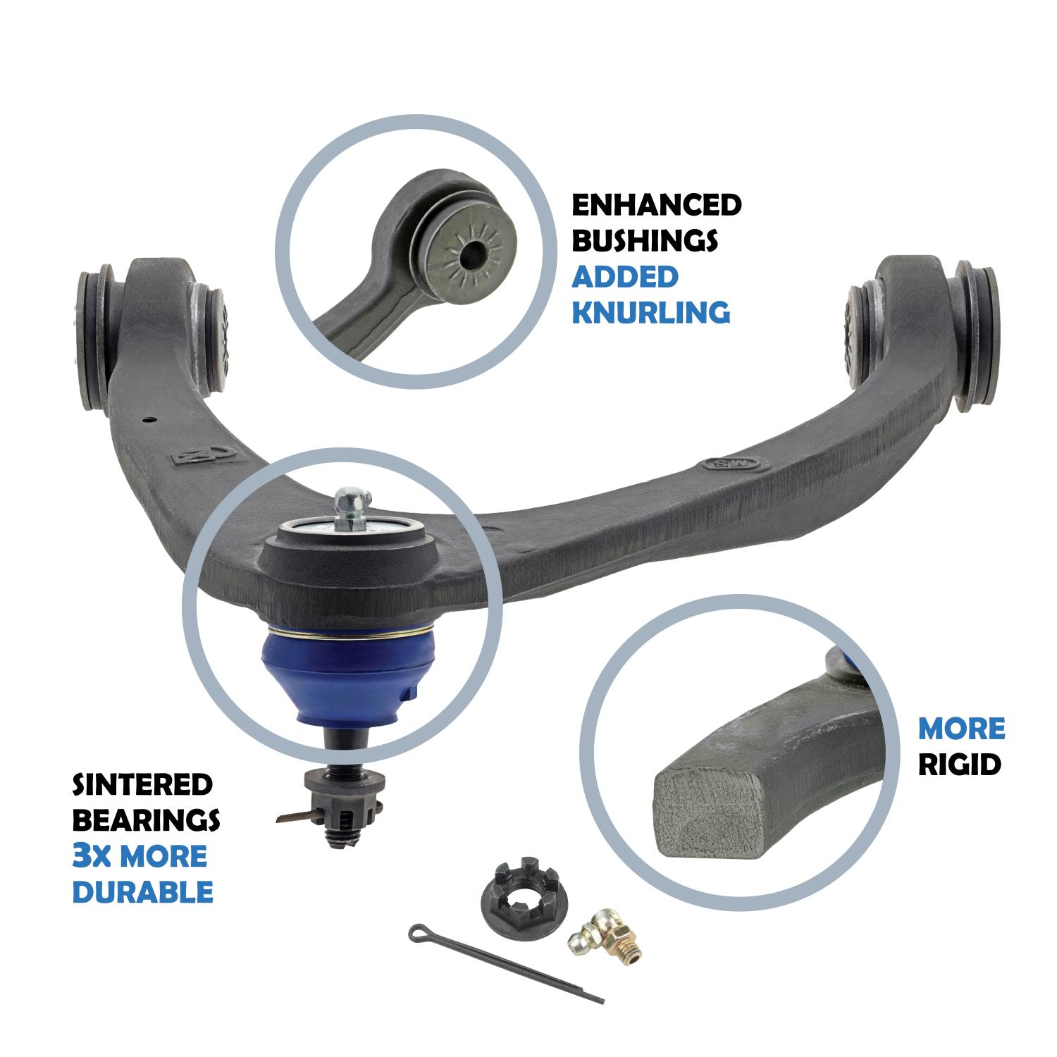 Mevotech CMK80670 Suspension Control Arm and Ball Joint Assembly product image 2 of 8