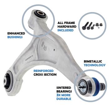 Mevotech CMS401280 Suspension Control Arm and Ball Joint Assembly product image 13 of 14