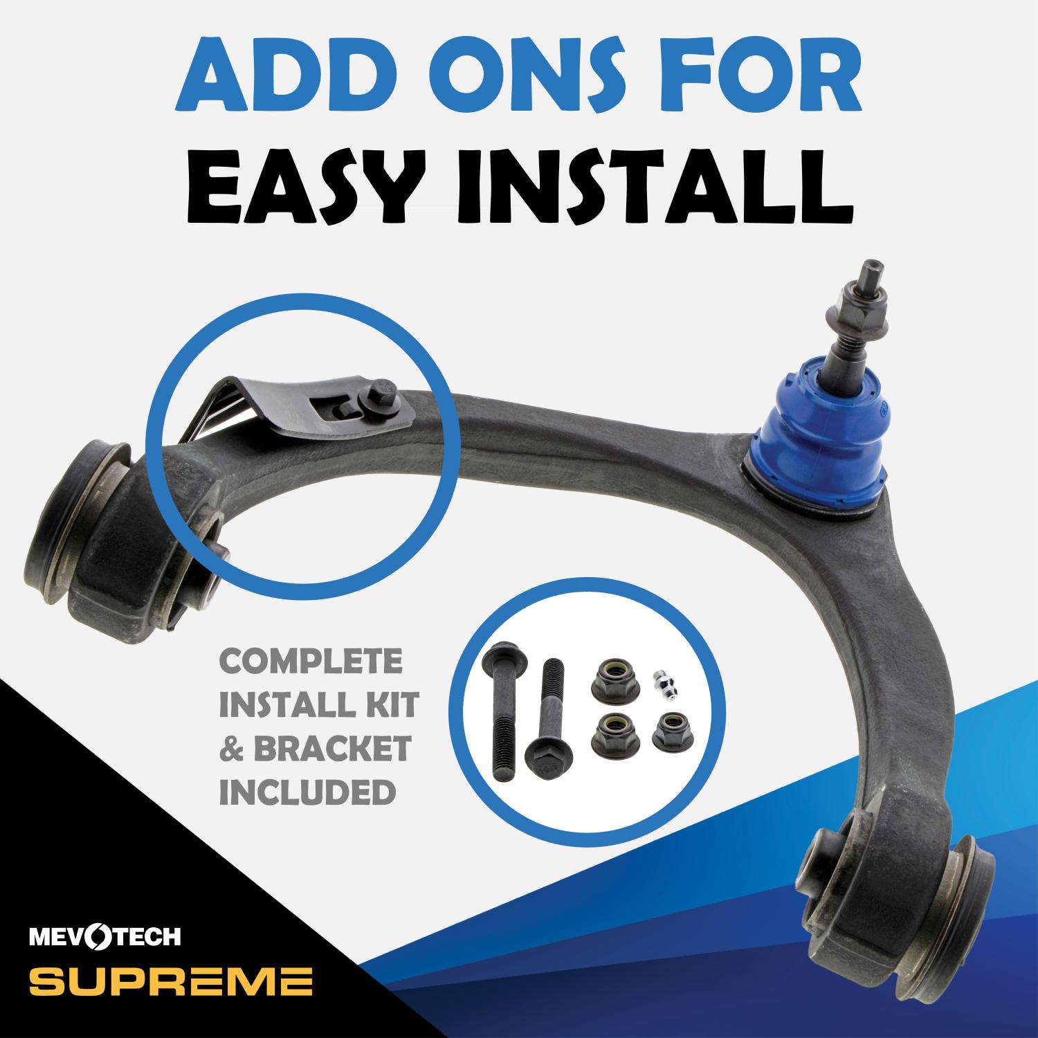 Mevotech CMS401293 Suspension Control Arm and Ball Joint Assembly product image 4 of 13