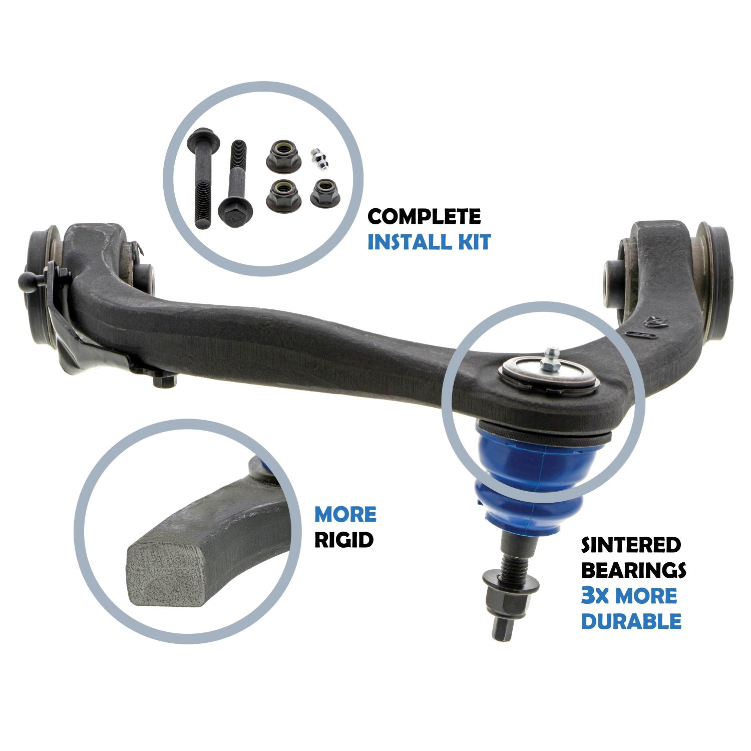 Mevotech CMS401293 Suspension Control Arm and Ball Joint Assembly product image 12 of 13