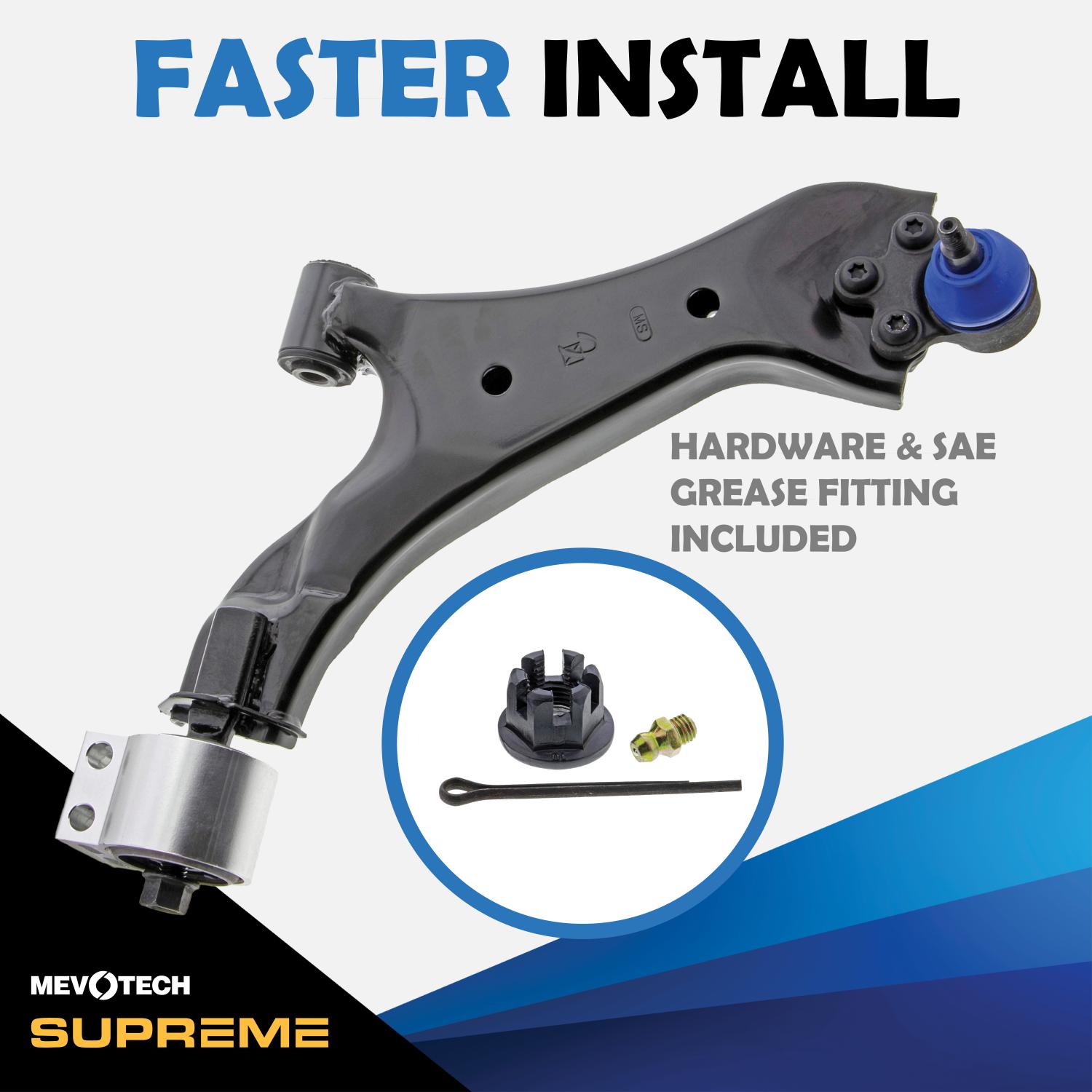 Mevotech CMS501117 Suspension Control Arm and Ball Joint Assembly product image 4 of 13
