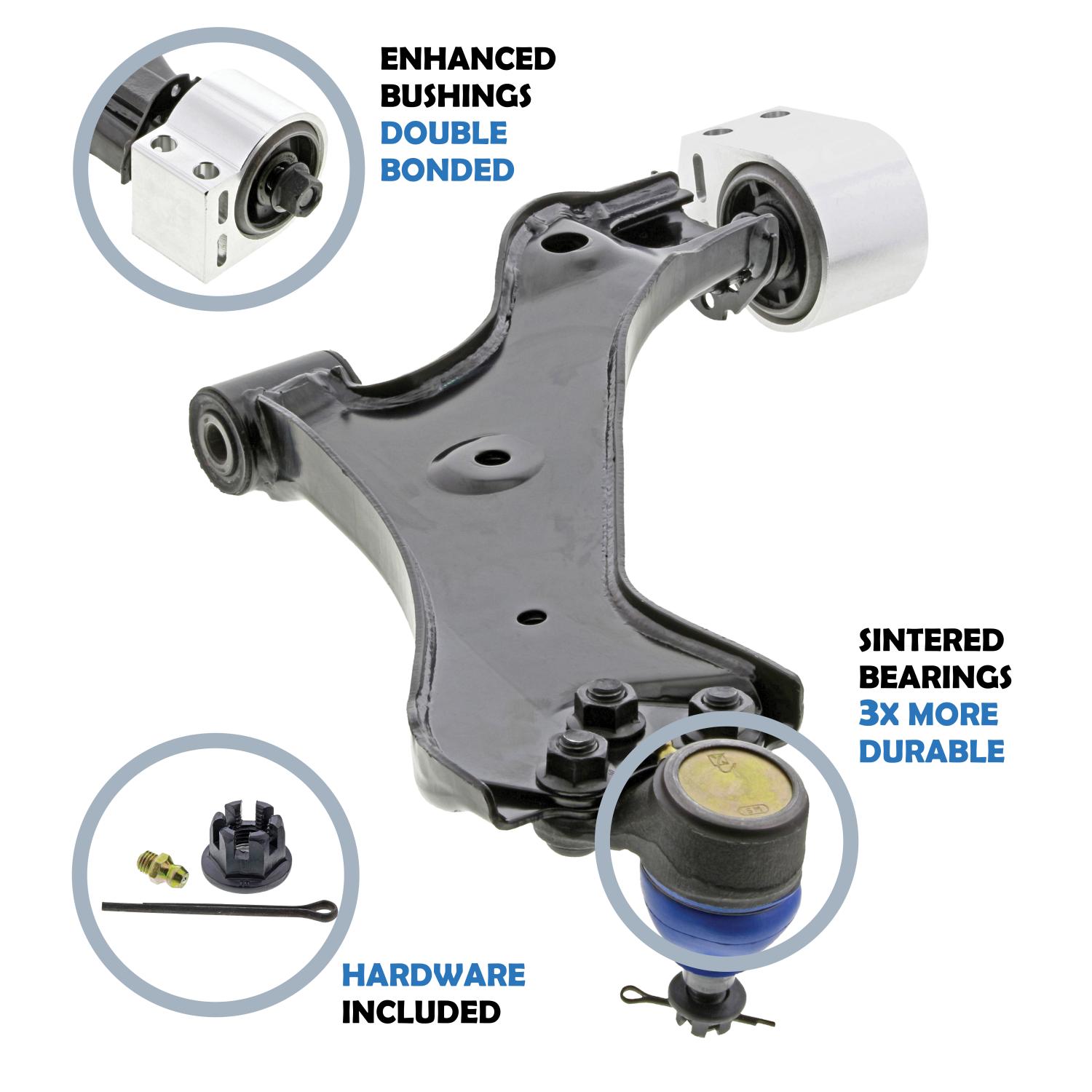 Mevotech CMS501117 Suspension Control Arm and Ball Joint Assembly product image 12 of 13