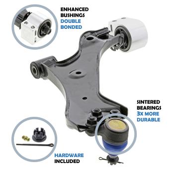 Mevotech CMS501118 Suspension Control Arm and Ball Joint Assembly product image 12 of 13