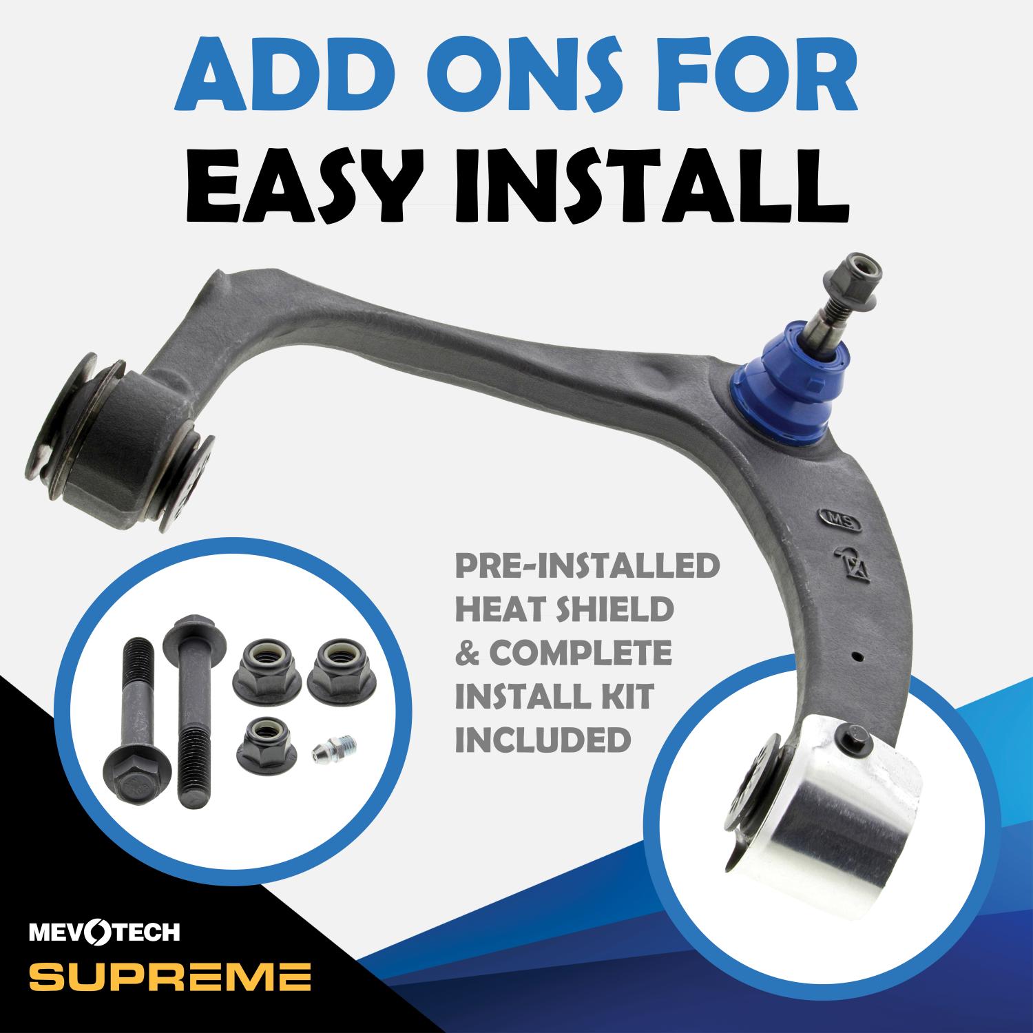 Mevotech CMS501338 - Suspension Control Arm and Ball Joint Assembly Mevotech CMS501338 Suspension Control Arm and Ball Joint Assembly product image 5 of 14