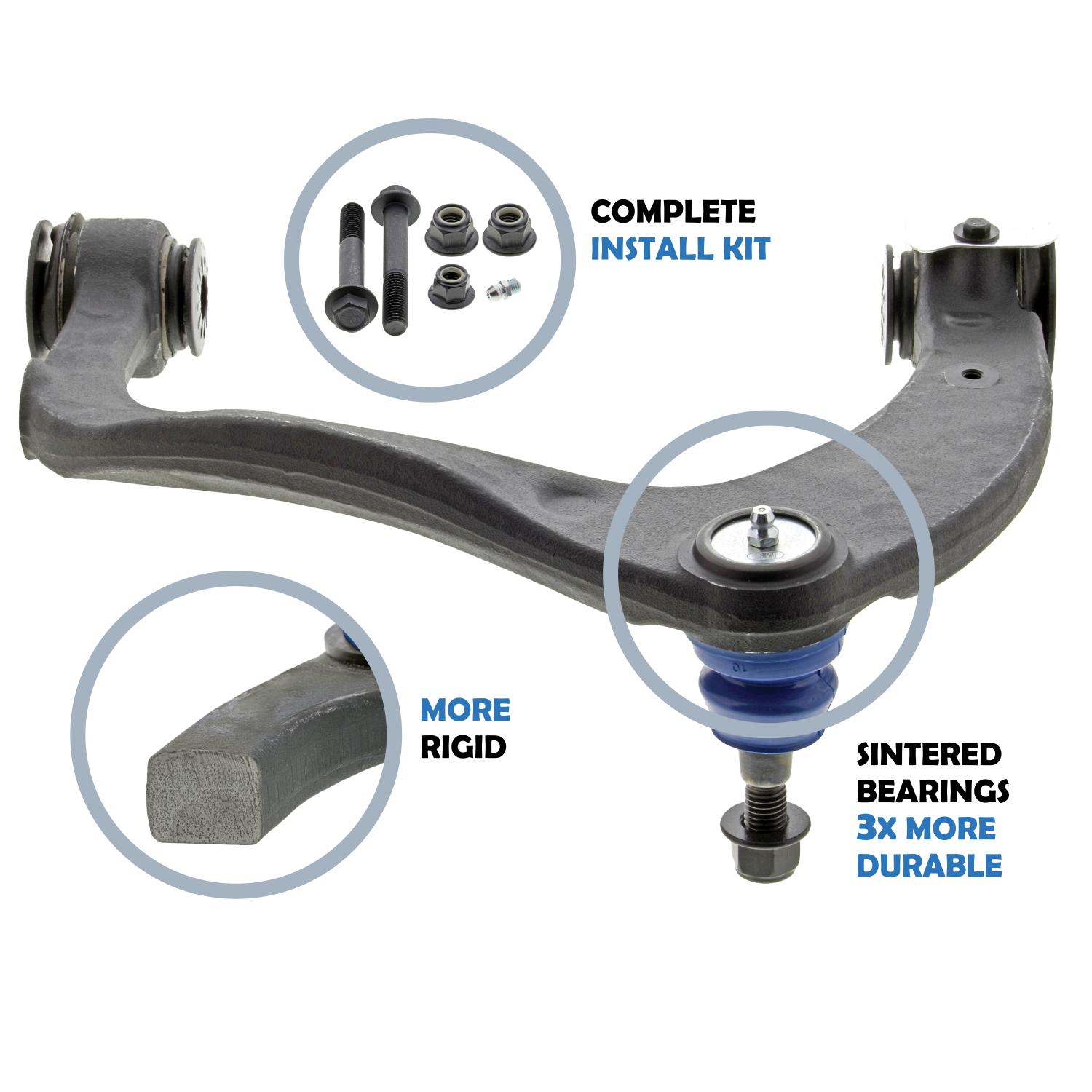 Mevotech CMS501338 - Suspension Control Arm and Ball Joint Assembly Mevotech CMS501338 Suspension Control Arm and Ball Joint Assembly product image 13 of 14