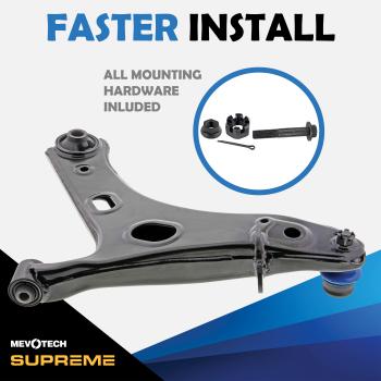 Mevotech CMS801213 Suspension Control Arm and Ball Joint Assembly product image 2 of 11