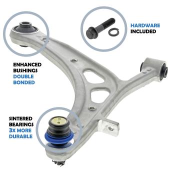 Mevotech CMS80181 Suspension Control Arm and Ball Joint Assembly product image 12 of 13