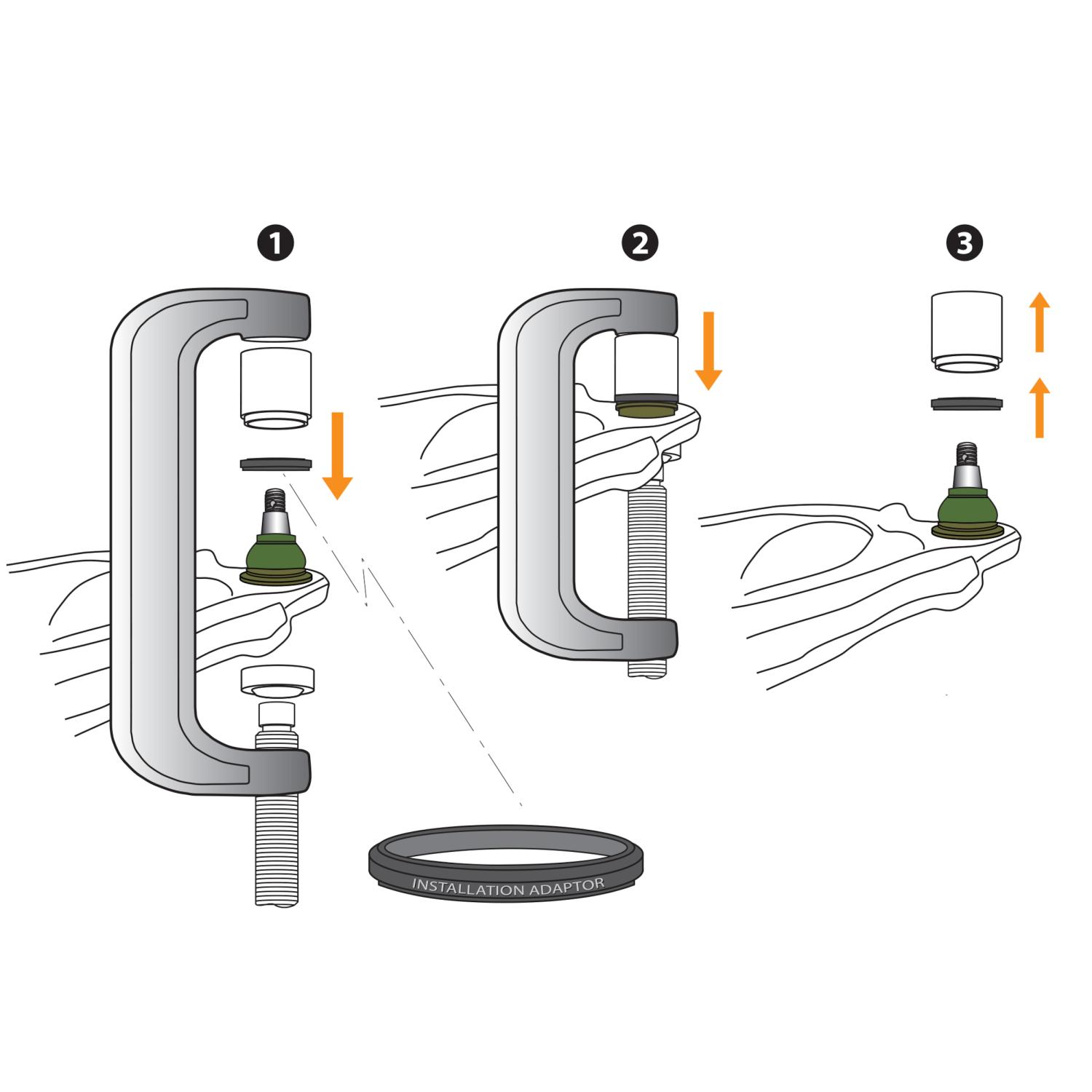 Mevotech TXK80228 Suspension Ball Joint product image 6 of 6