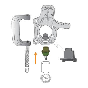 Mevotech TXMS25560 Suspension Ball Joint product image 6 of 6