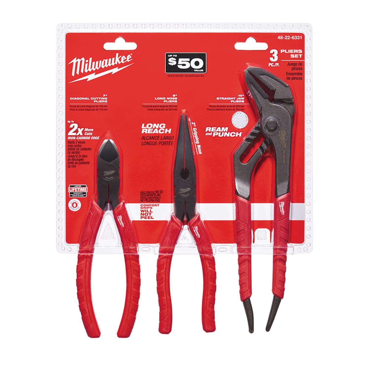 Milwaukee 48226331 - Pliers Kit Milwaukee 48226331 Pliers Kit product image 1 of 1