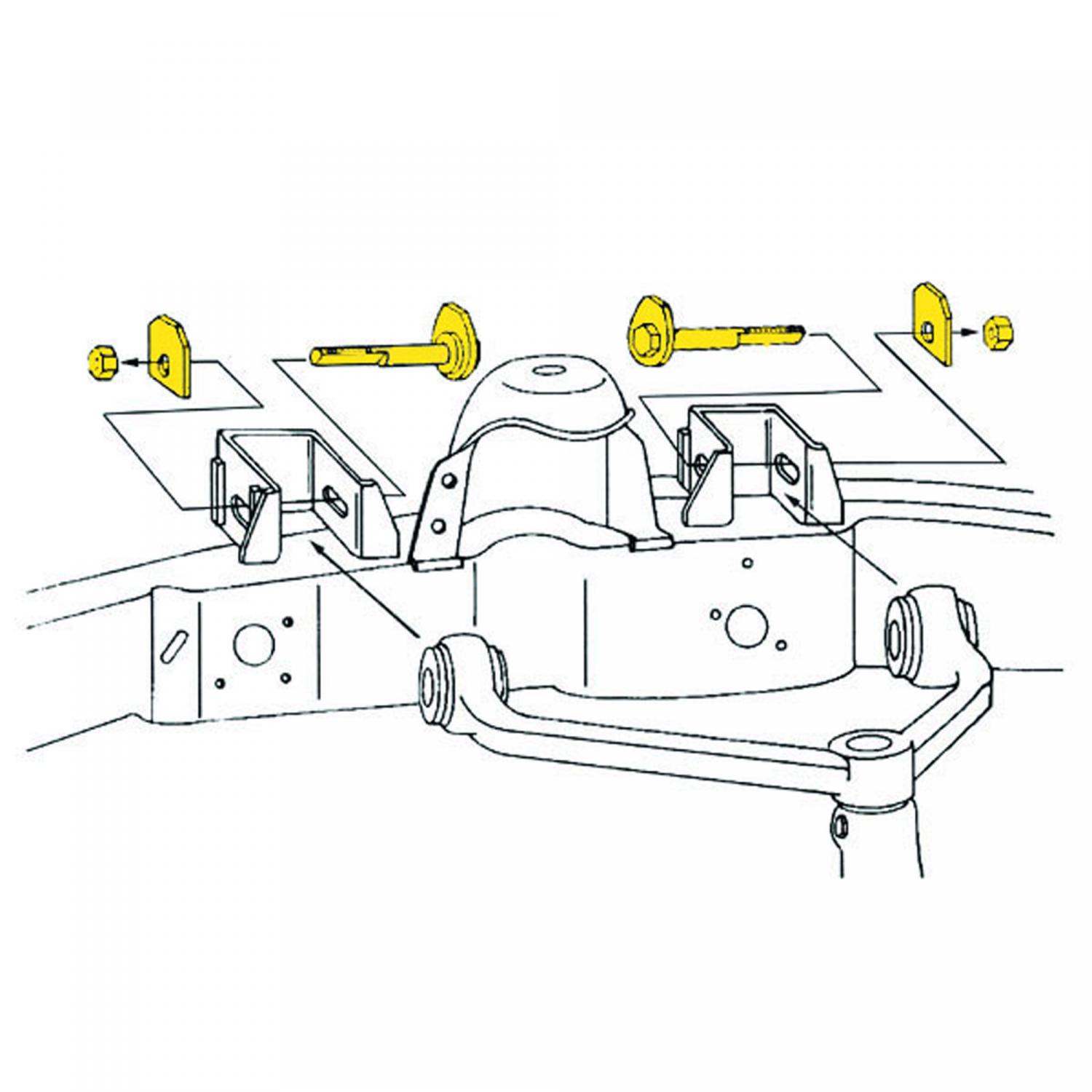 Moog K80065 Alignment Caster / Camber Kit product image 1 of 2