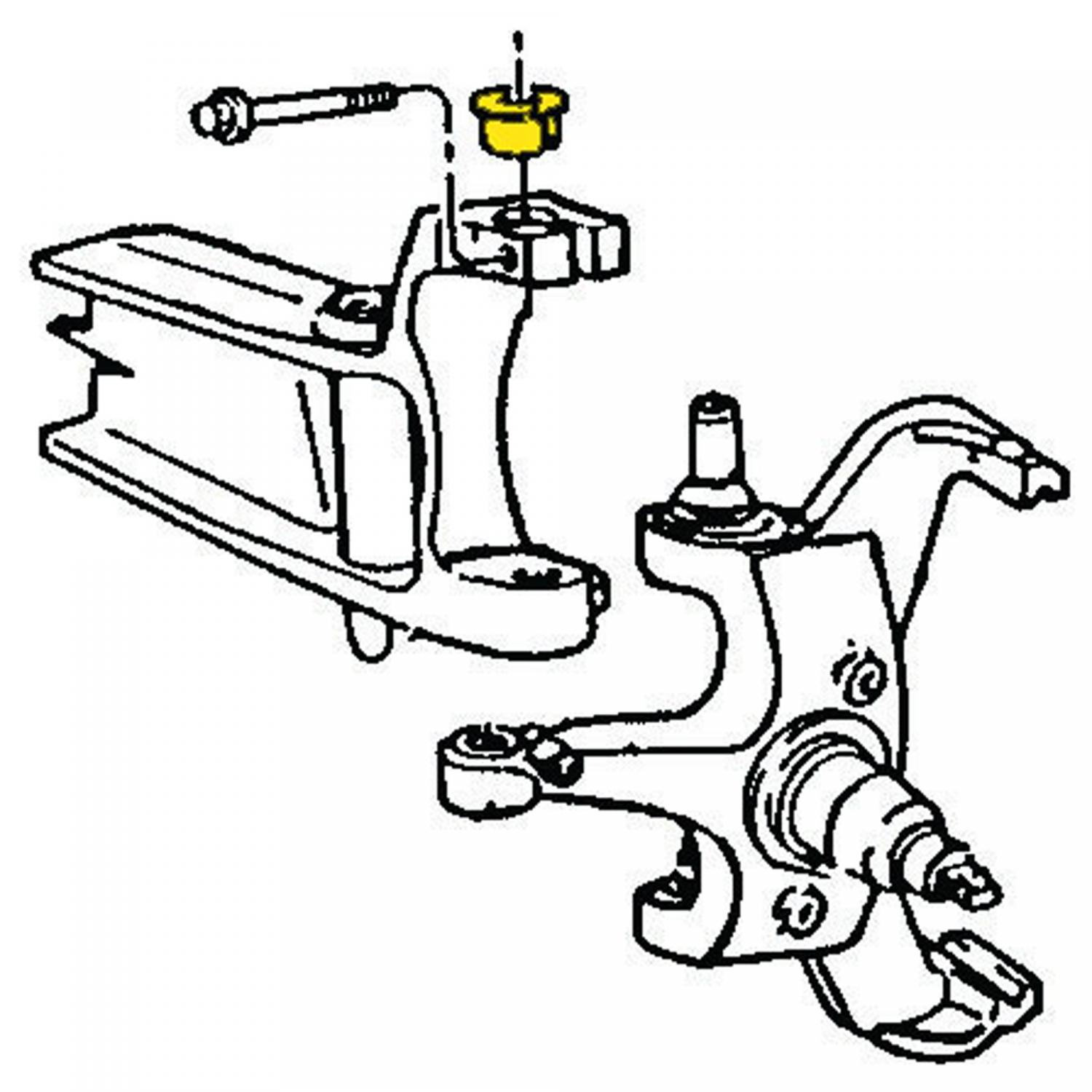 Moog K80108 Alignment Caster / Camber Bushing product image 1 of 2