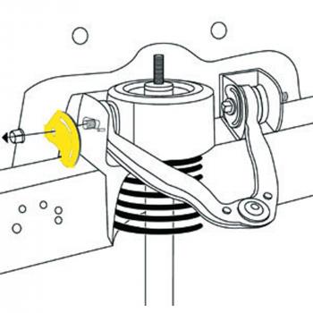 Moog Alignment Camber Caster Plate product image