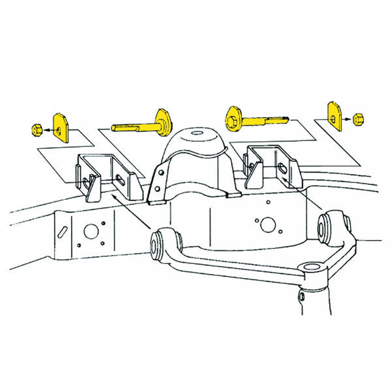 Moog K8674 Alignment Caster / Camber Kit product image 1 of 2
