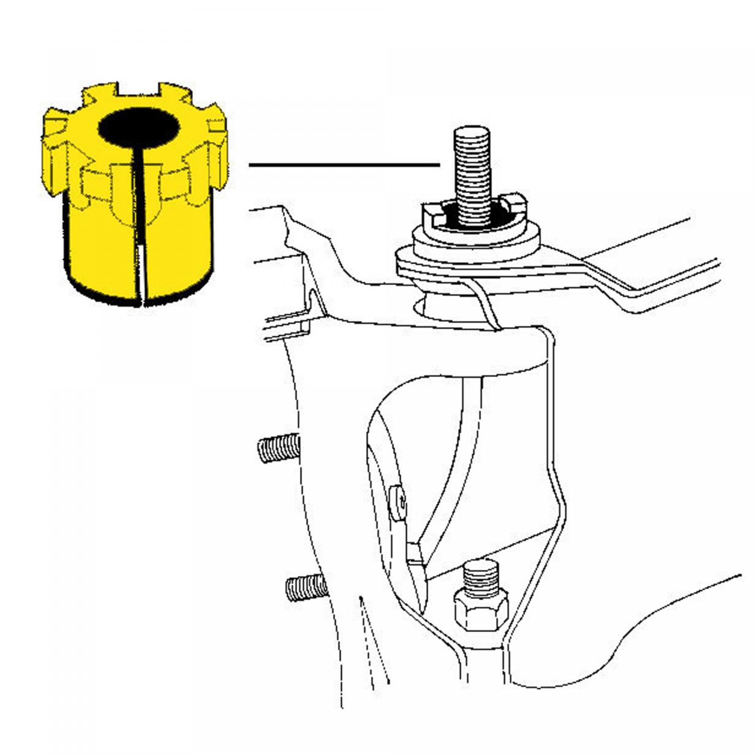 Moog K8969 Alignment Caster / Camber Bushing product image 1 of 2