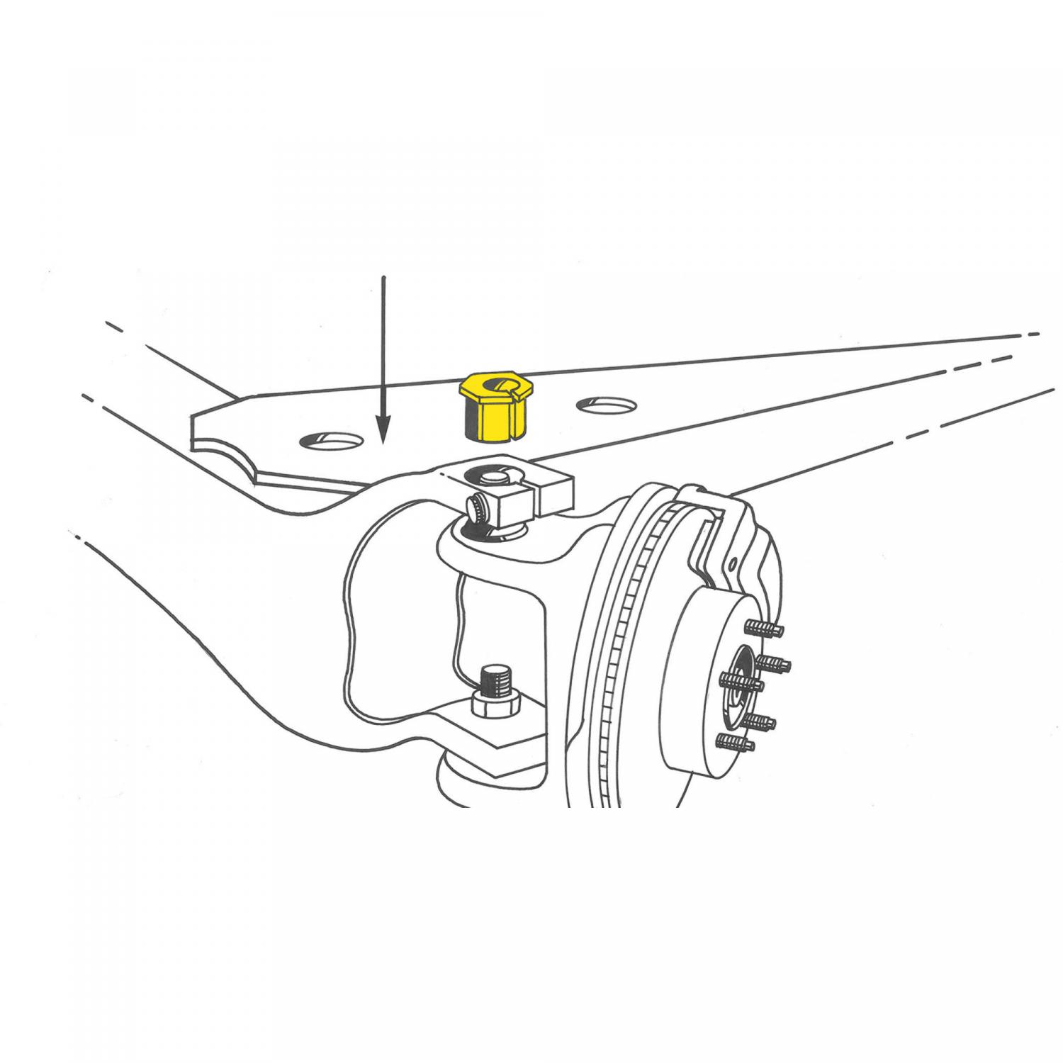 Moog K8981 Alignment Caster / Camber Bushing product image 1 of 2