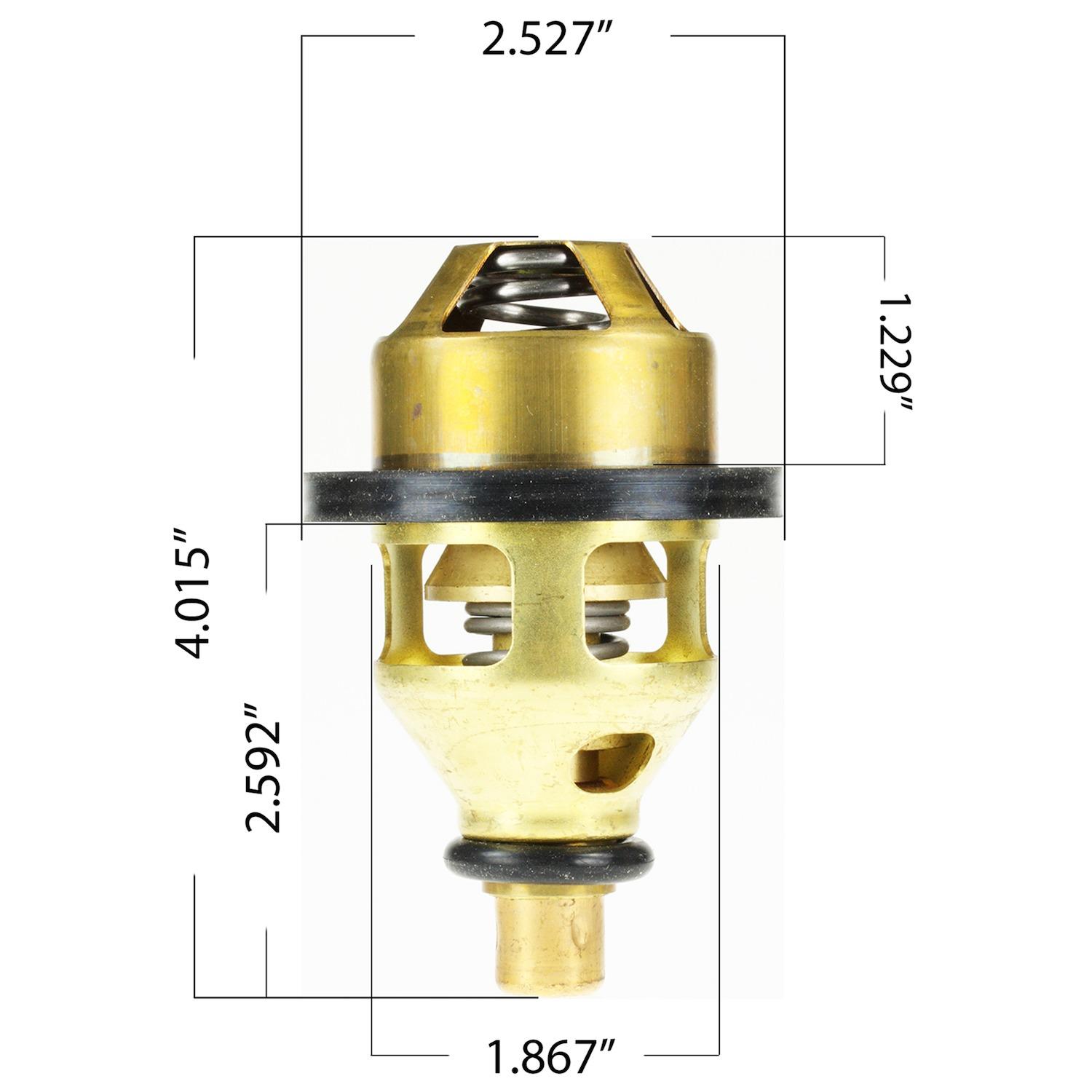 MotoRad 405560 Engine Coolant Thermostat product image 3 of 5