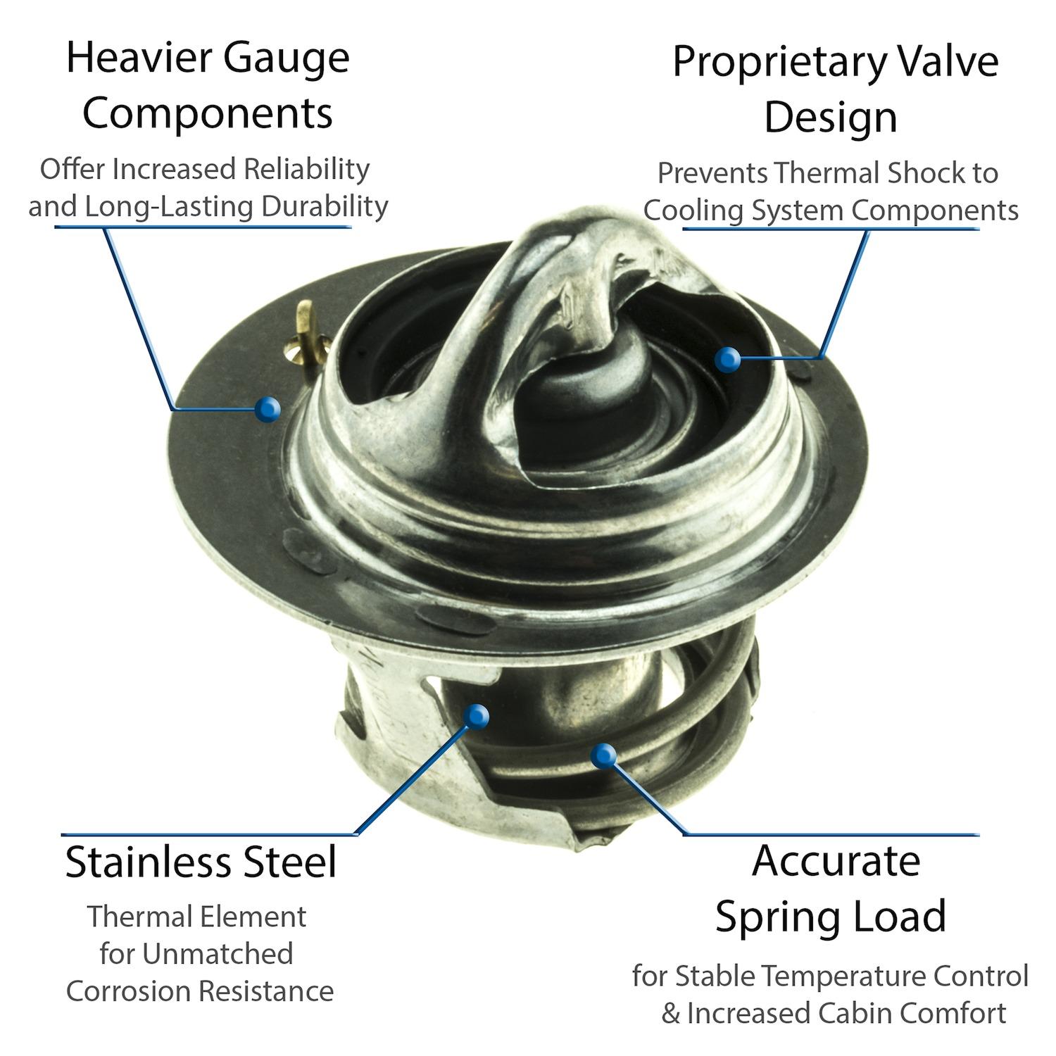 MotoRad 5239192 Engine Coolant Thermostat product image 4 of 8