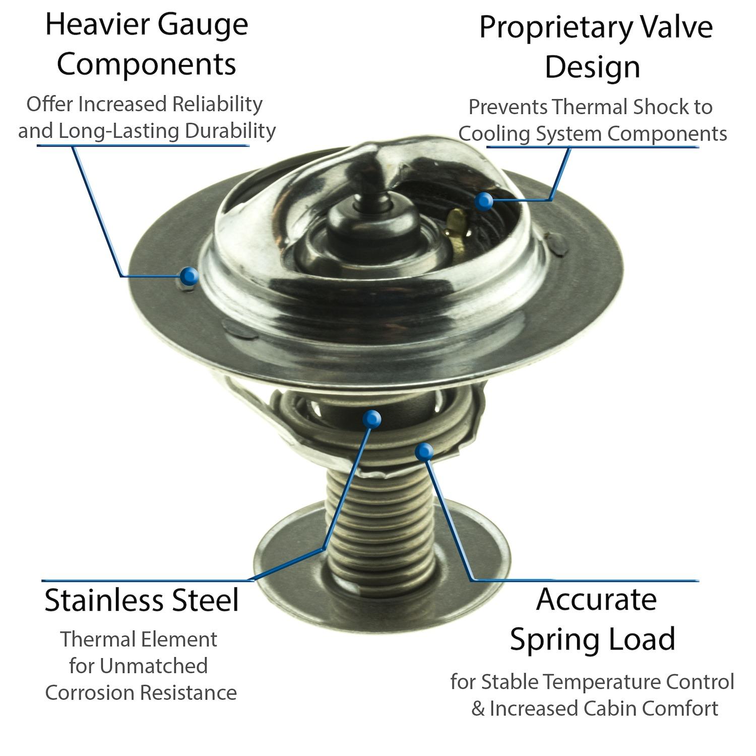 MotoRad 5378192 - Engine Coolant Thermostat MotoRad 5378192 Engine Coolant Thermostat product image 3 of 5