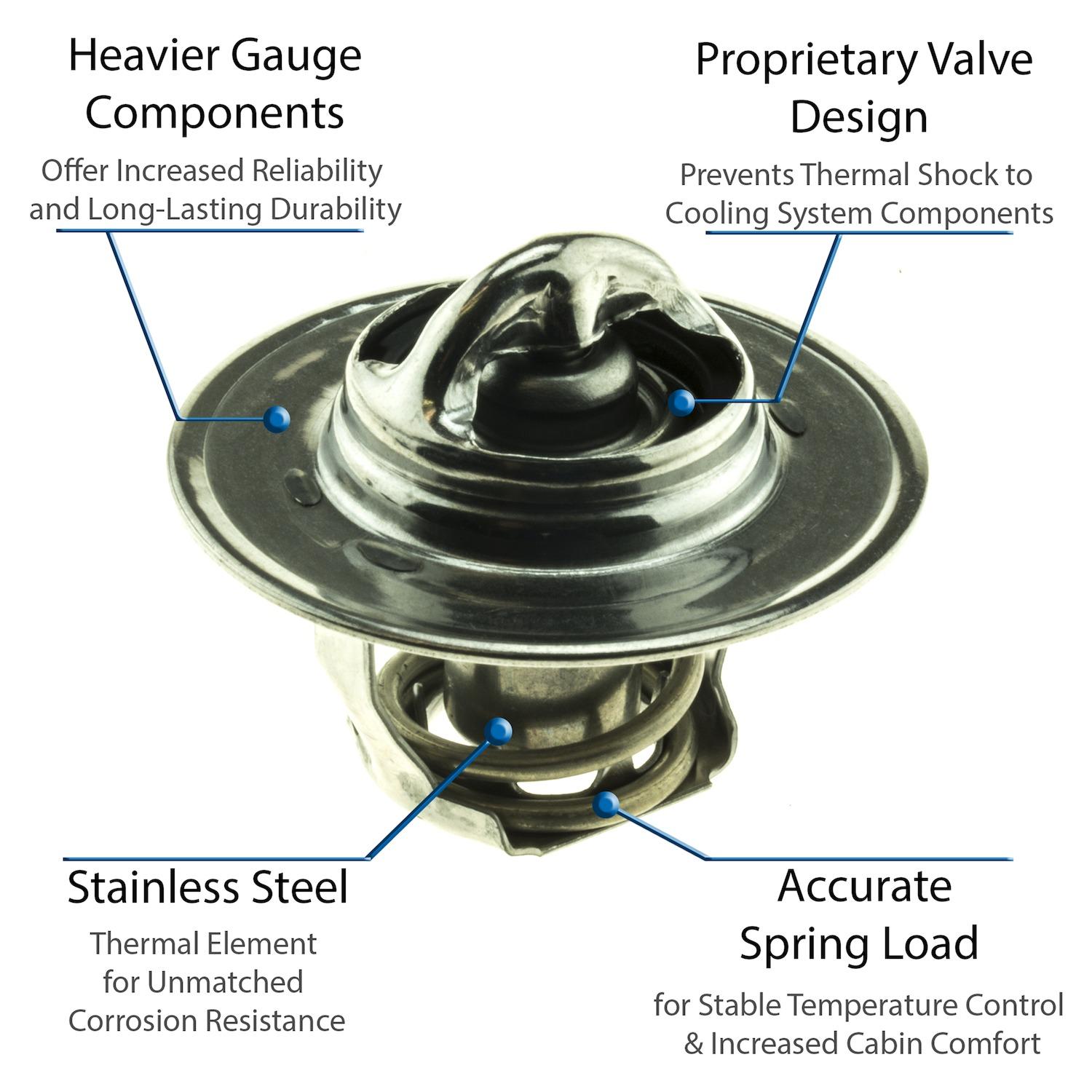 MotoRad 5475190 - Engine Coolant Thermostat MotoRad 5475190 Engine Coolant Thermostat product image 3 of 5