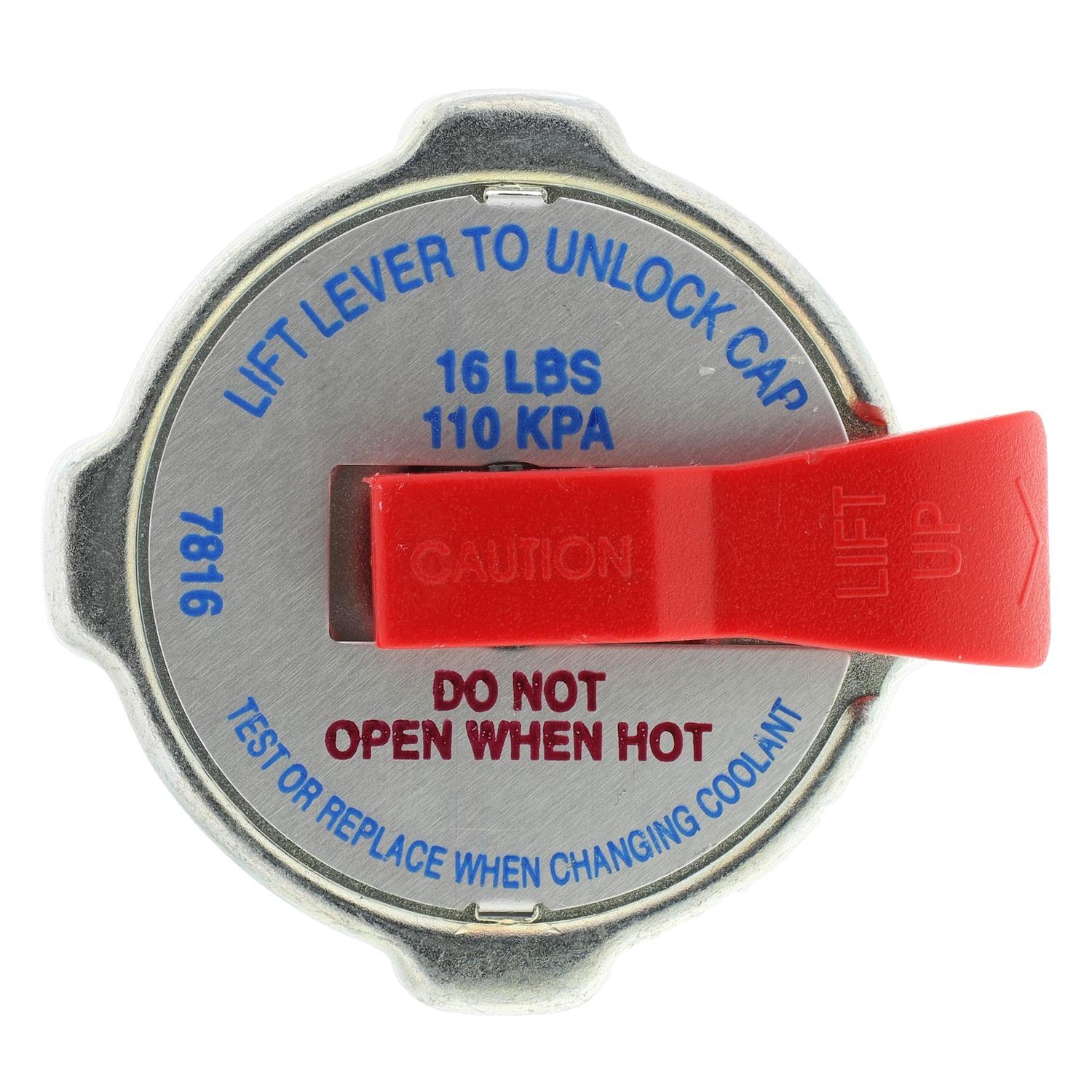 MotoRad ST16V - Radiator Cap MotoRad ST16V Radiator Cap product image 7 of 7