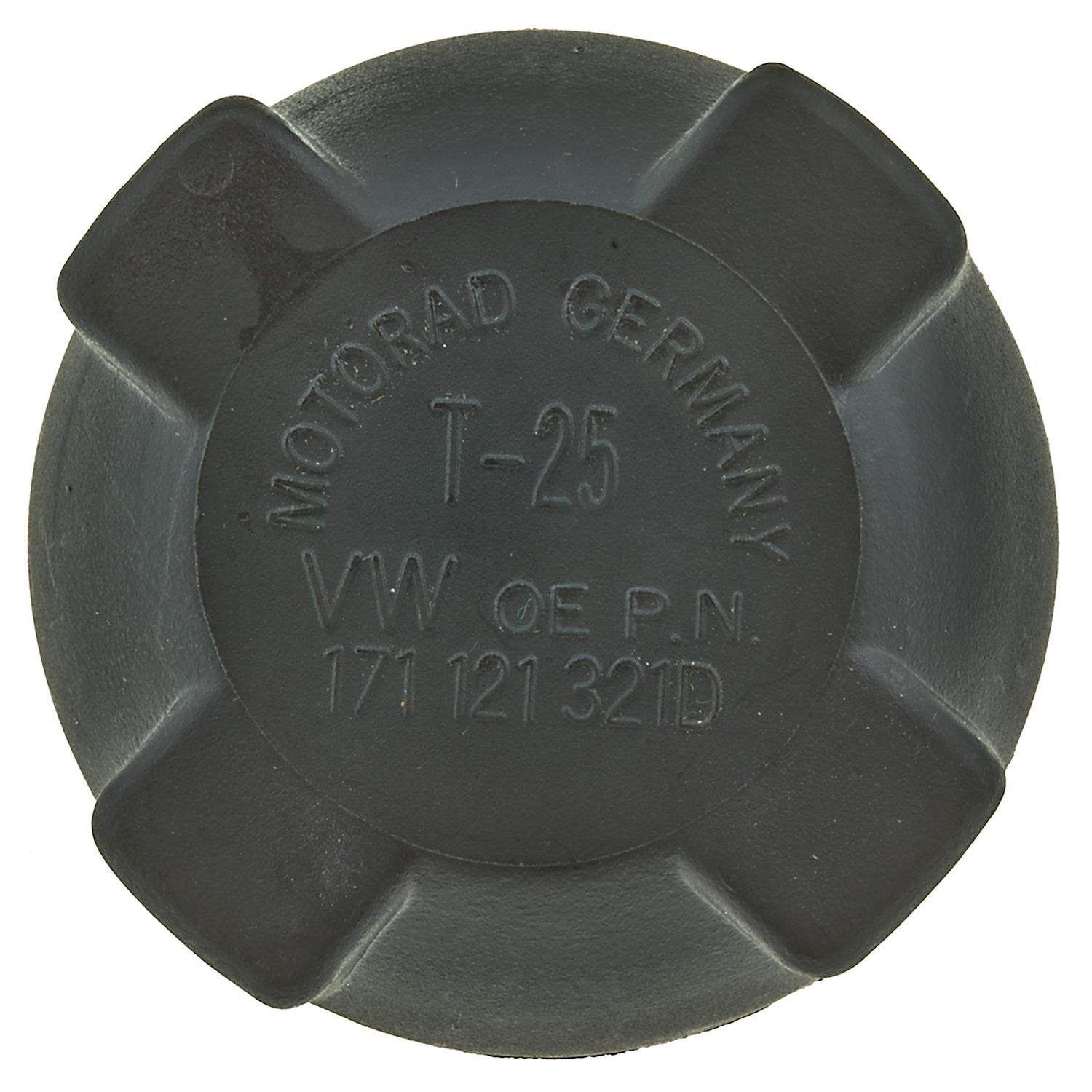 MotoRad T25 - Engine Coolant Recovery Tank Cap MotoRad T25 Engine Coolant Recovery Tank Cap product image 4 of 4