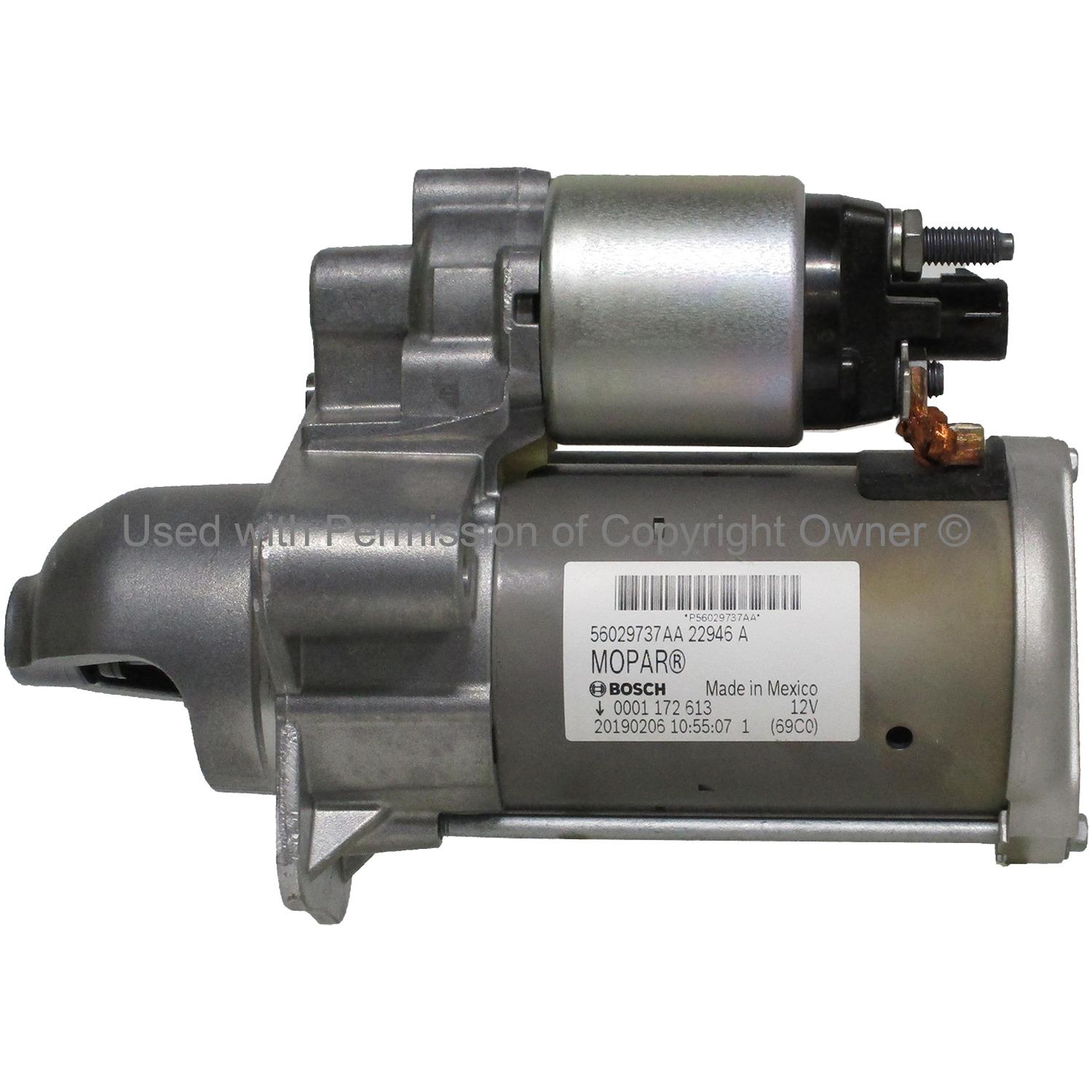 MPA 19159 Starter Motor product image 4 of 4