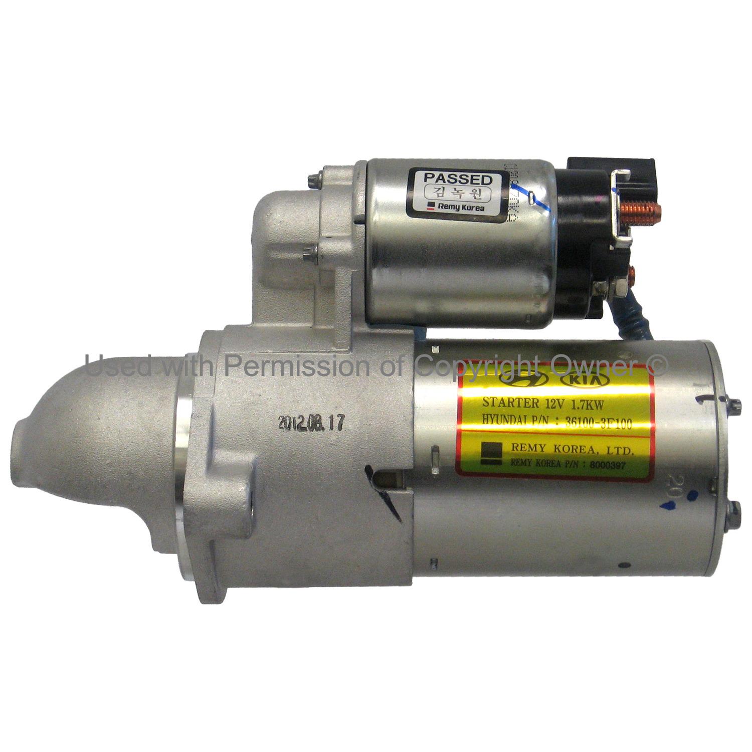 MPA 19498 Starter Motor product image 4 of 4
