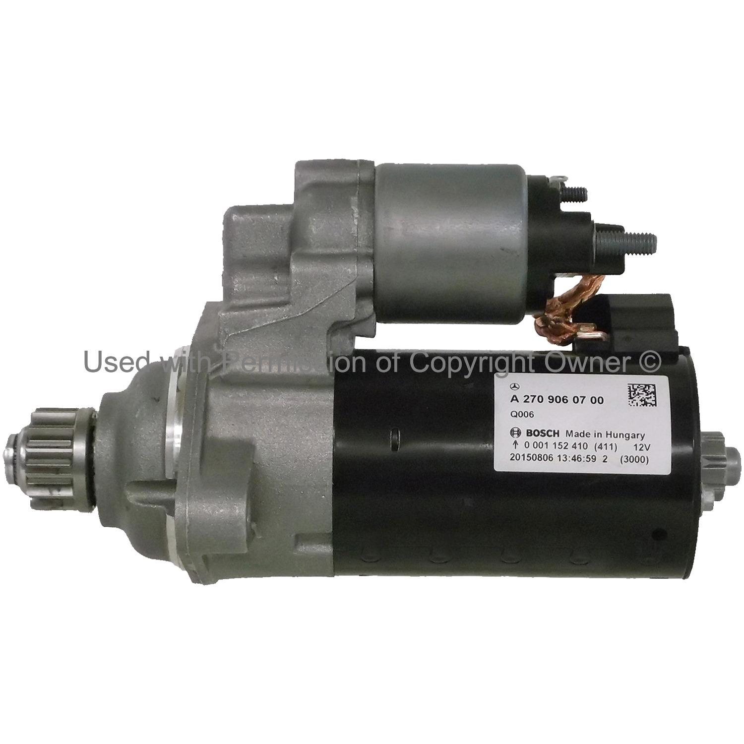 MPA 19606 Starter Motor product image 4 of 4