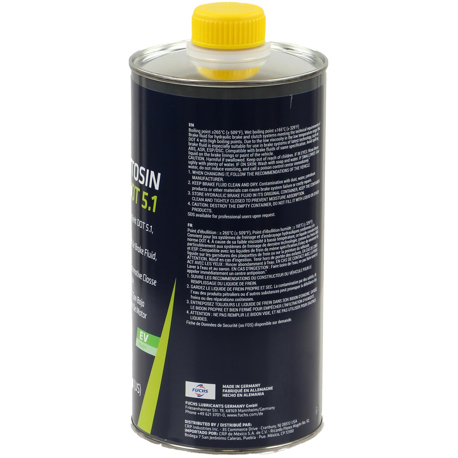 Pentosin 1244116 - Brake Fluid Pentosin 1244116 Brake Fluid product image 6 of 7