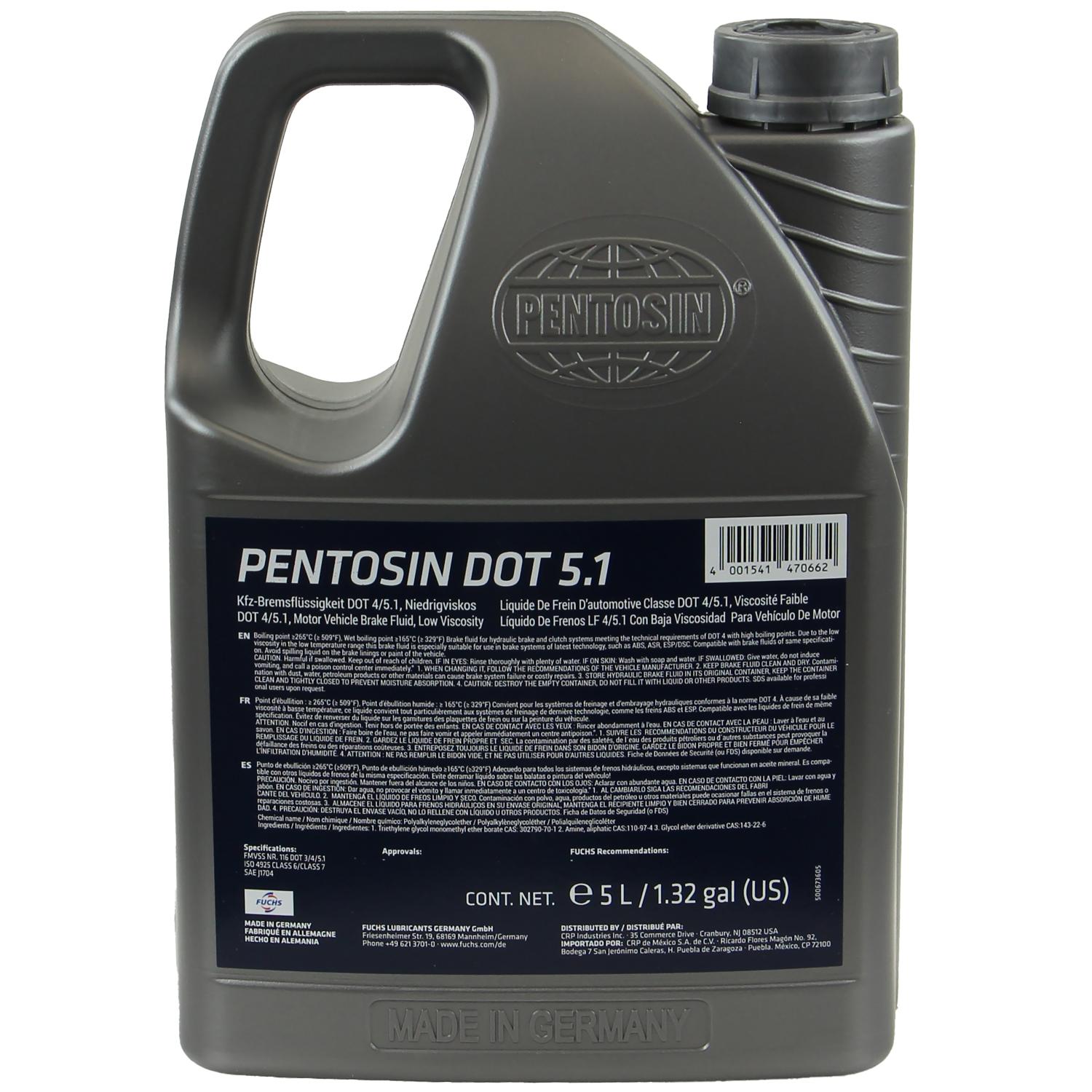 Pentosin 1244204 - Brake Fluid Pentosin 1244204 Brake Fluid product image 2 of 7