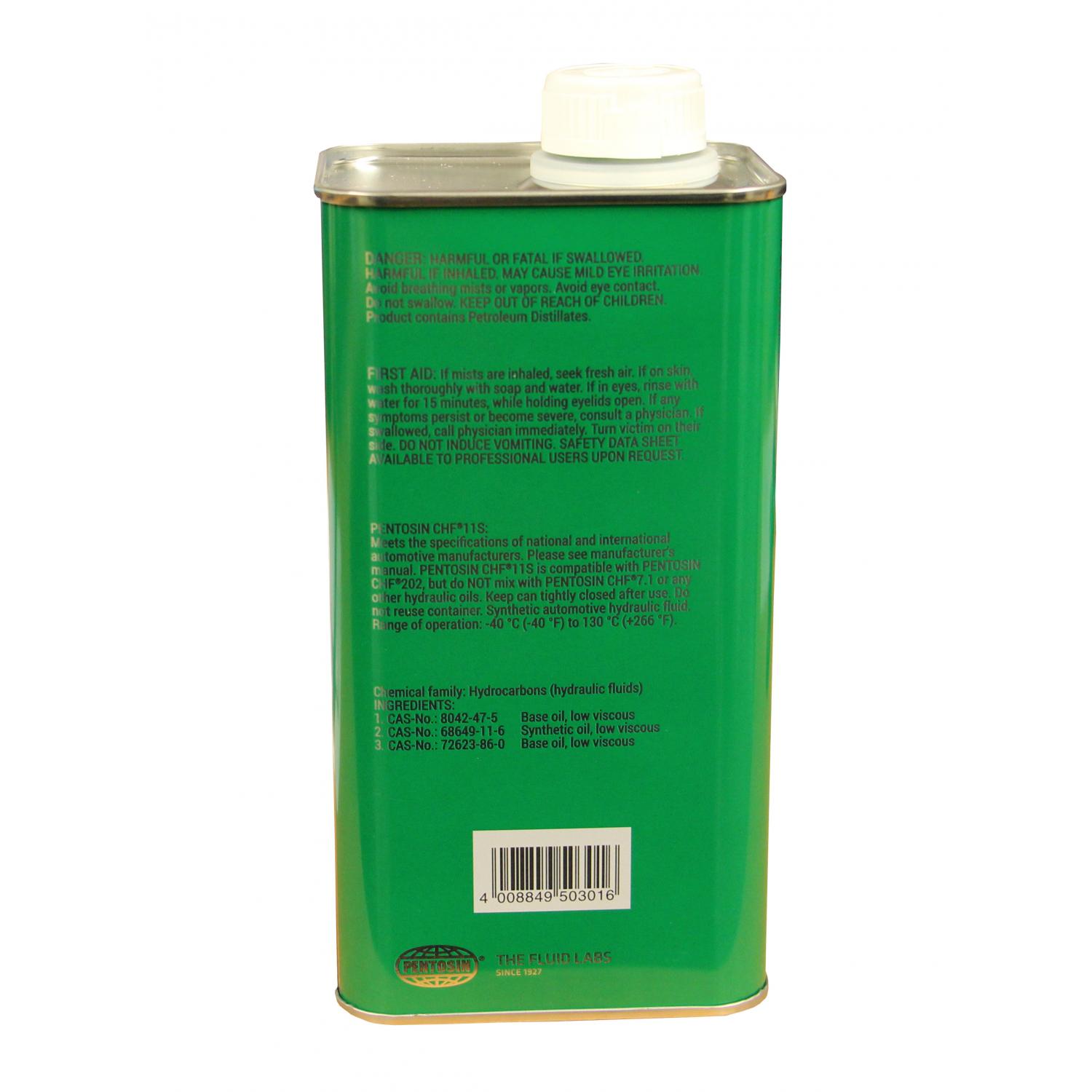 Pentosin 1405116 - Hydraulic System Fluid Pentosin 1405116 Convertible Top Hydraulic Pump Fluid product image 1 of 6