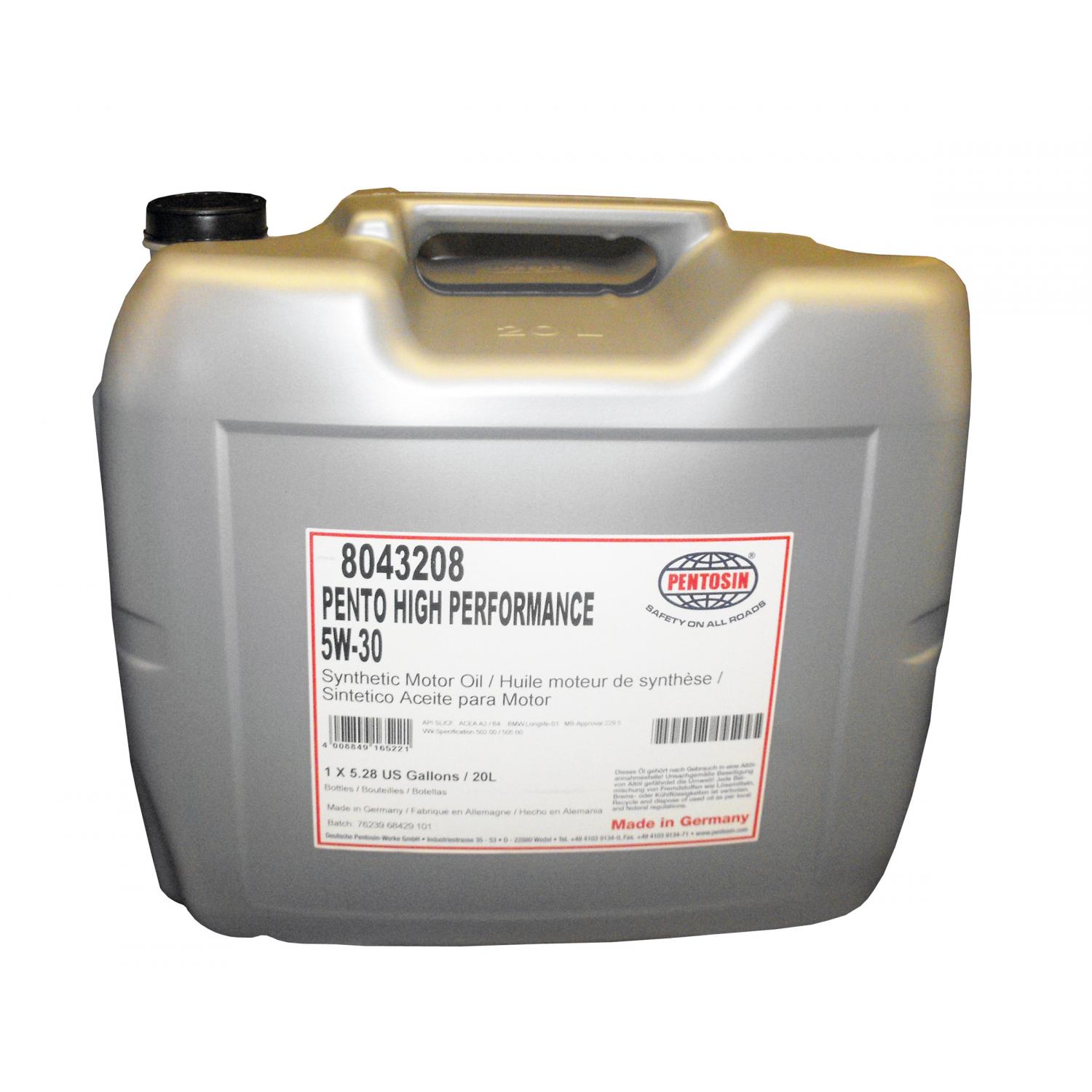 Pentosin 8043208 - Engine Oil Pentosin 8043208 Engine Oil product image 1 of 1