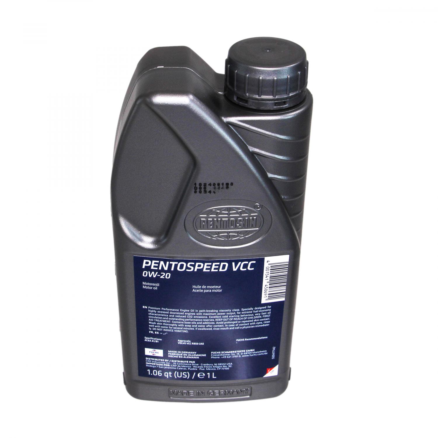 Pentosin 8044313 - Engine Oil Pentosin 8044313 Engine Oil product image 1 of 6