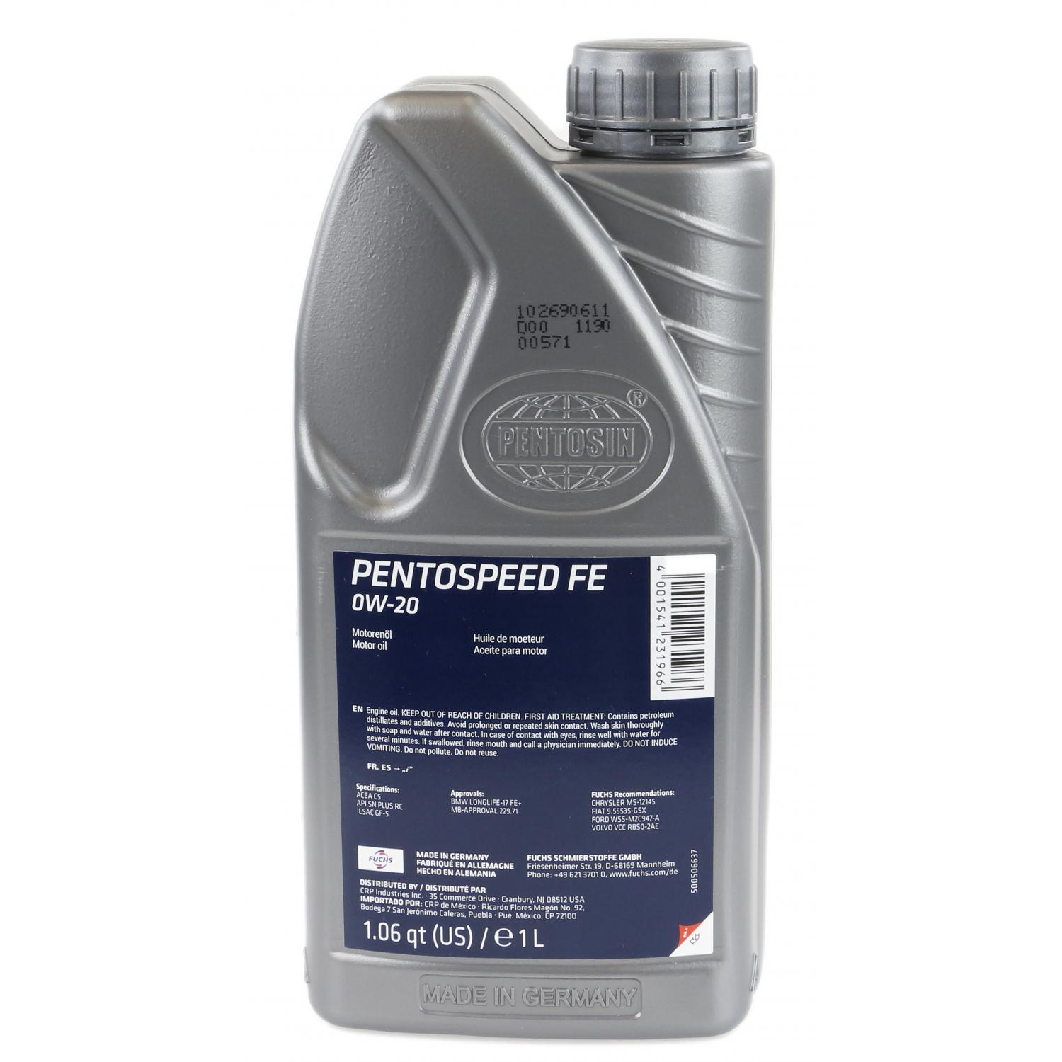 Pentosin 8044317 - Engine Oil Pentosin 8044317 Engine Oil product image 1 of 6