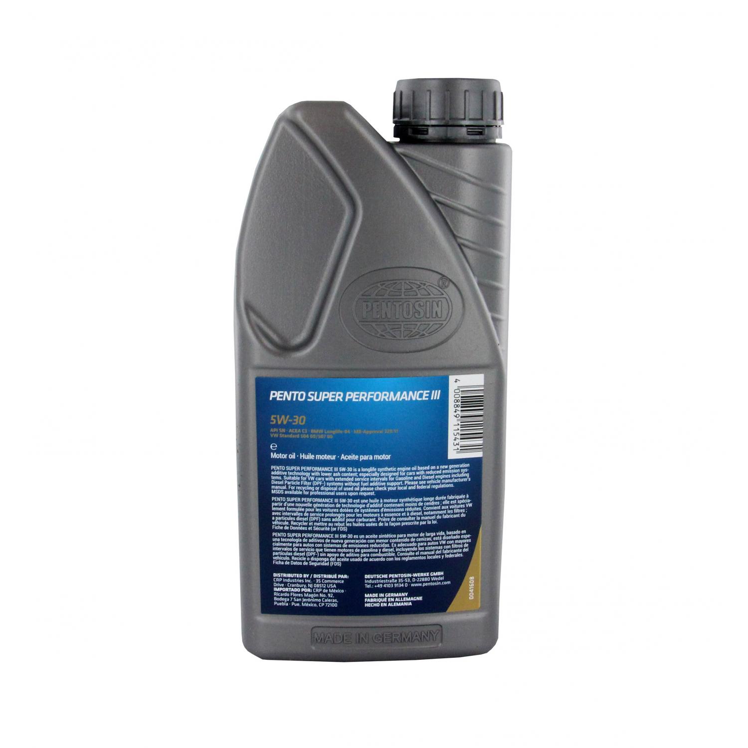 Pentosin 8078106 - Engine Oil Pentosin 8078106 Engine Oil product image 1 of 6