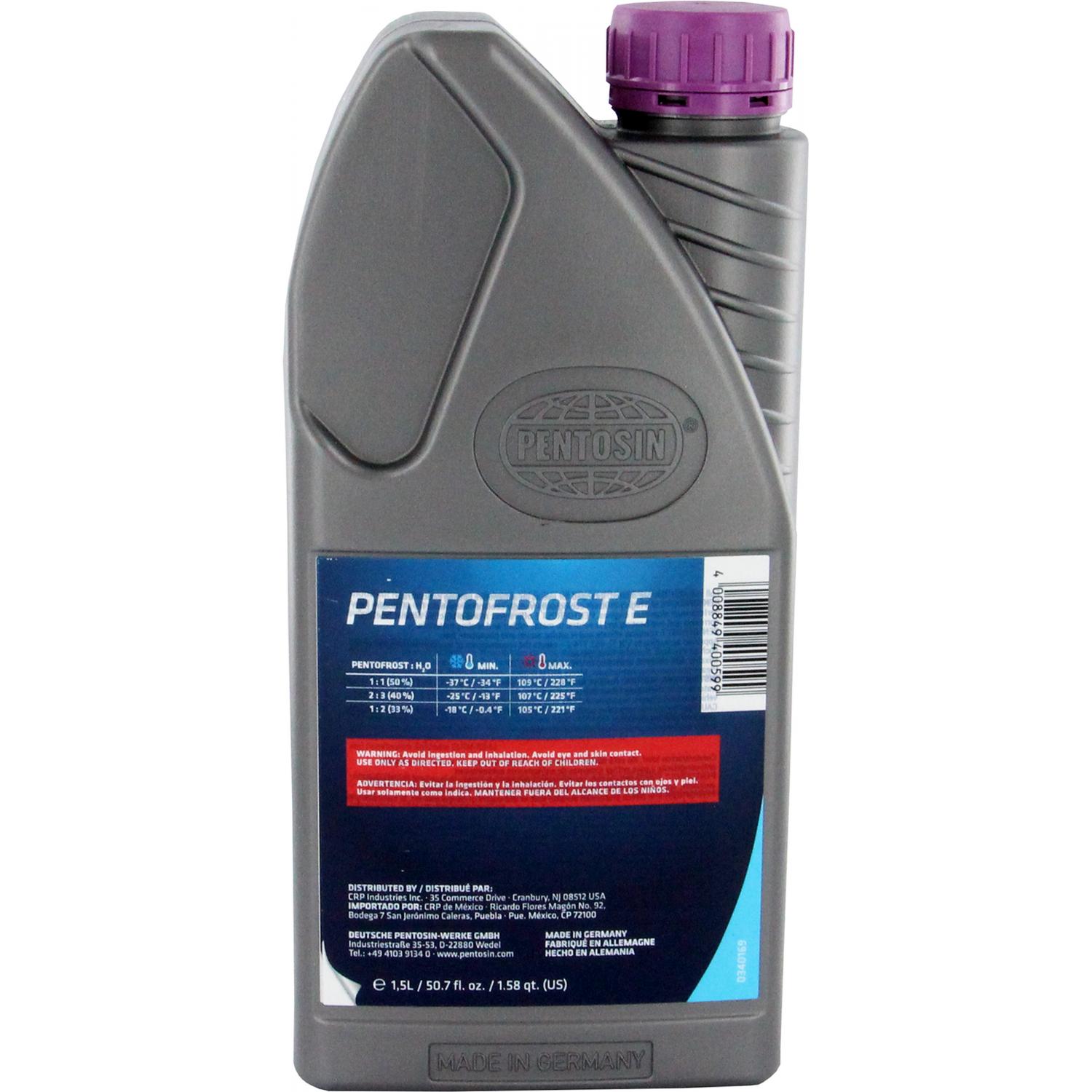 Pentosin 8113106 - Engine Coolant / Antifreeze Pentosin 8113106 Antifreeze Coolant product image 1 of 6