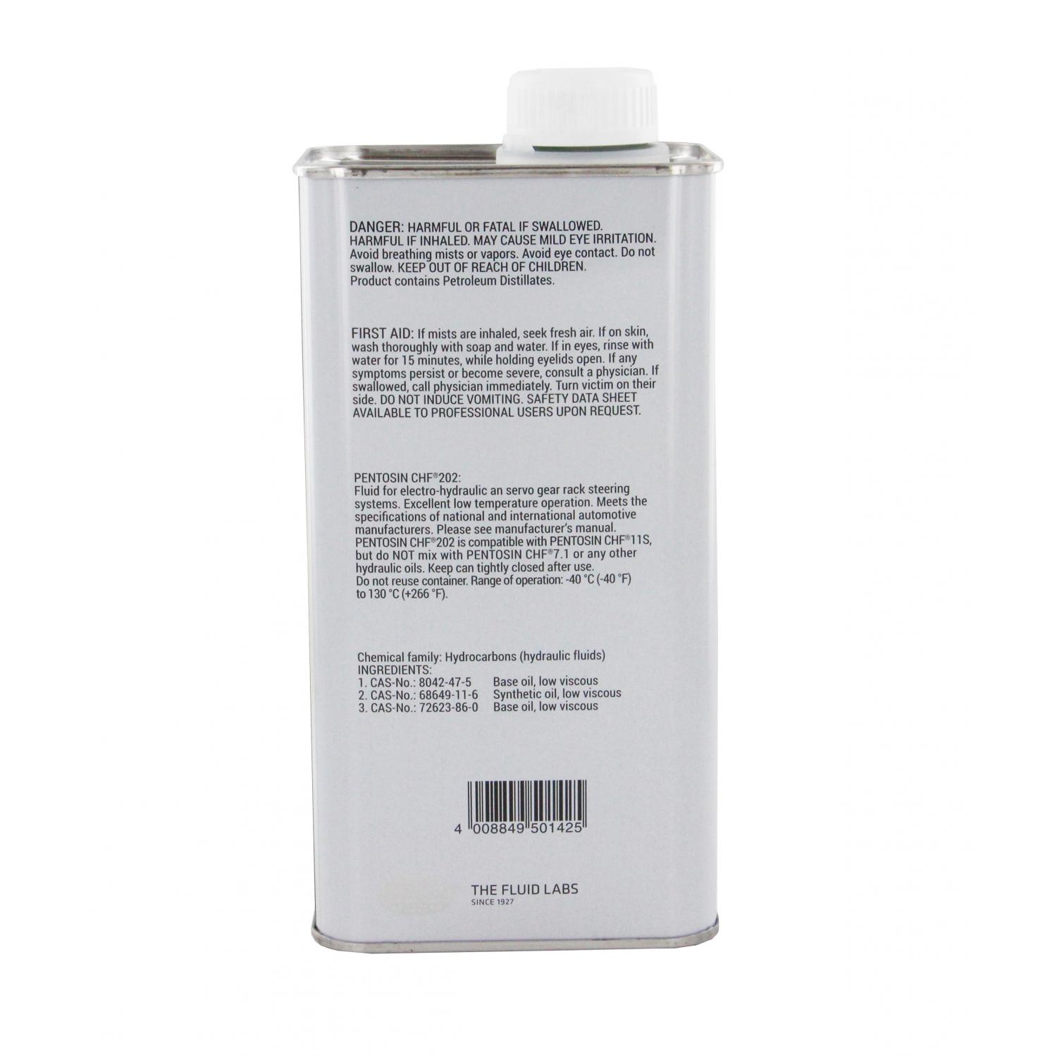 Pentosin 8403107 - Hydraulic System Fluid Pentosin 8403107 Convertible Top Hydraulic Pump Fluid product image 1 of 6