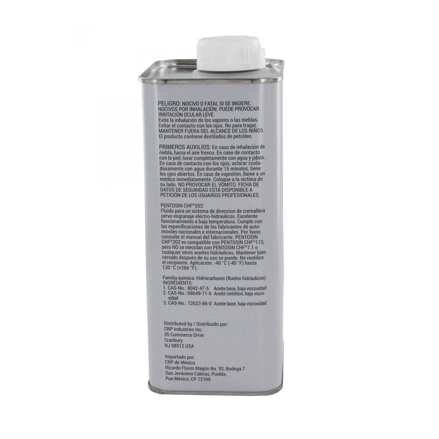 Pentosin 8403107 - Hydraulic System Fluid Pentosin 8403107 Convertible Top Hydraulic Pump Fluid product image 4 of 6