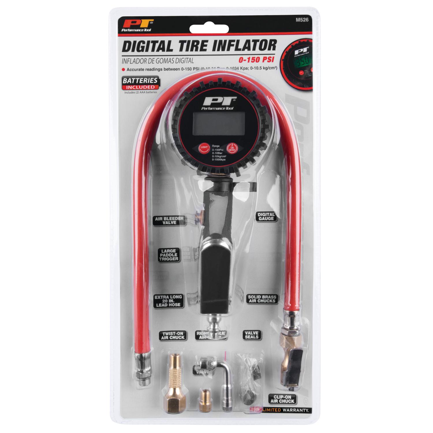 Performance Tool M526 Tire Inflator product image 1 of 15