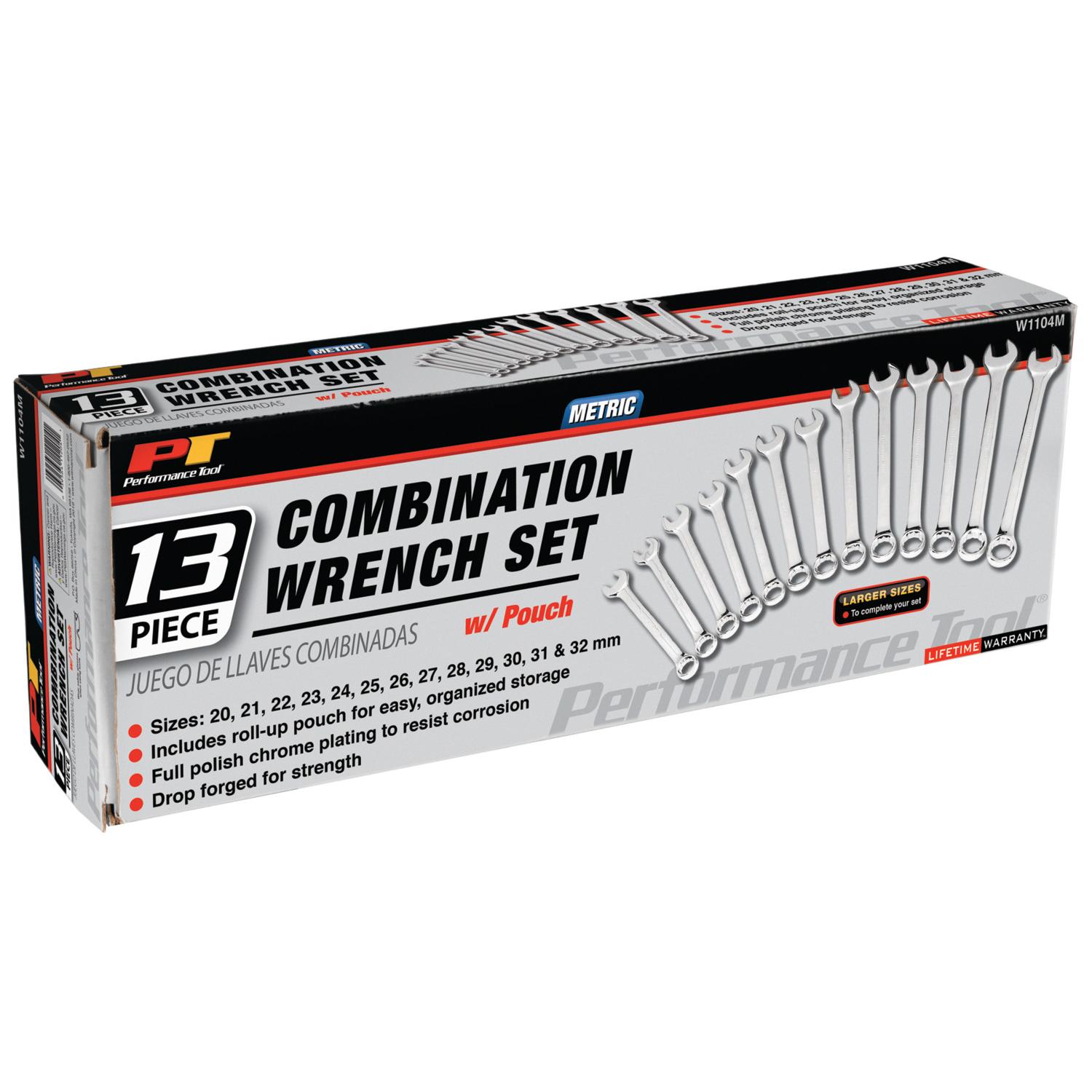 Performance Tool W1104M Wrench Set product image 1 of 2