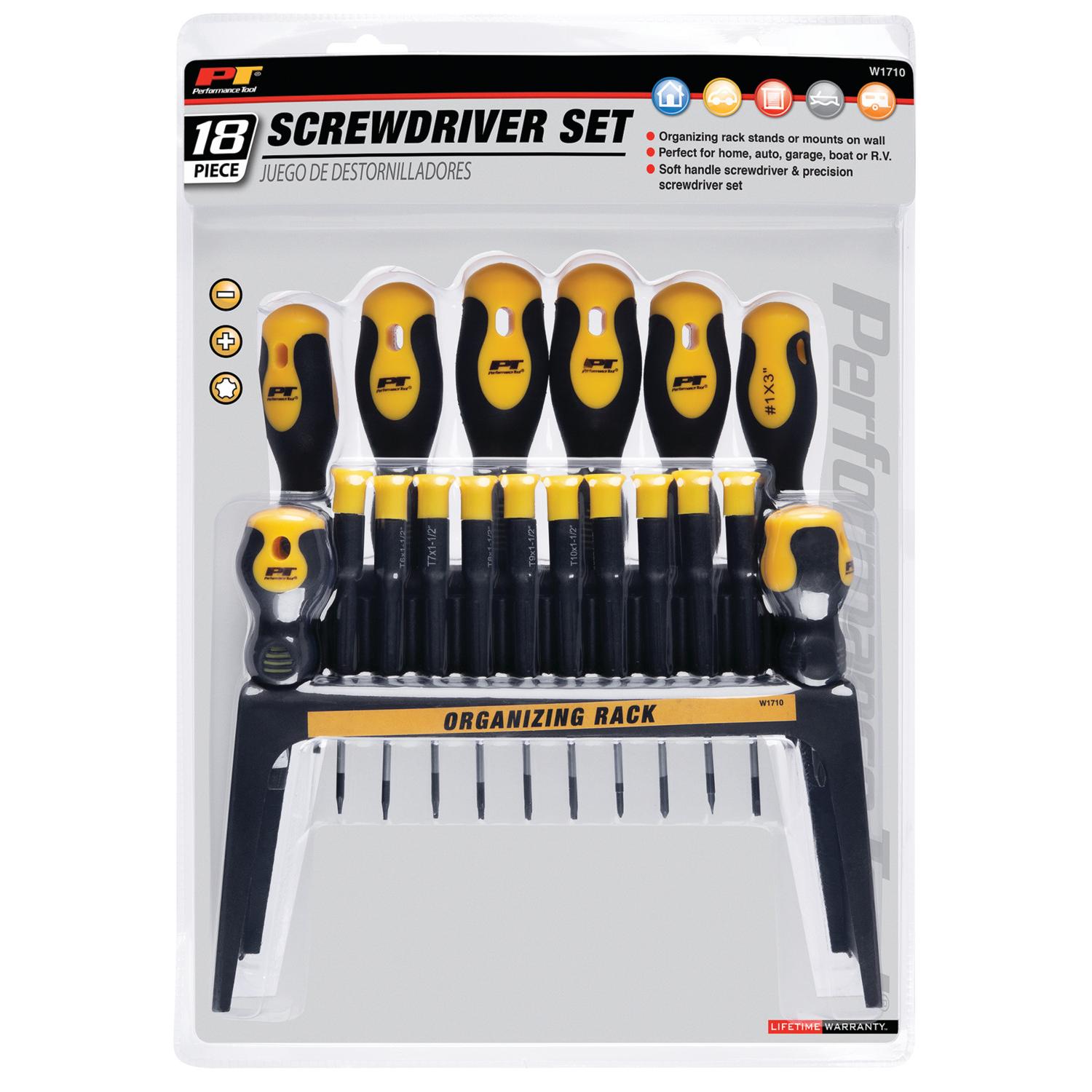 Performance Tool W1710 Screwdriver Set product image 1 of 3