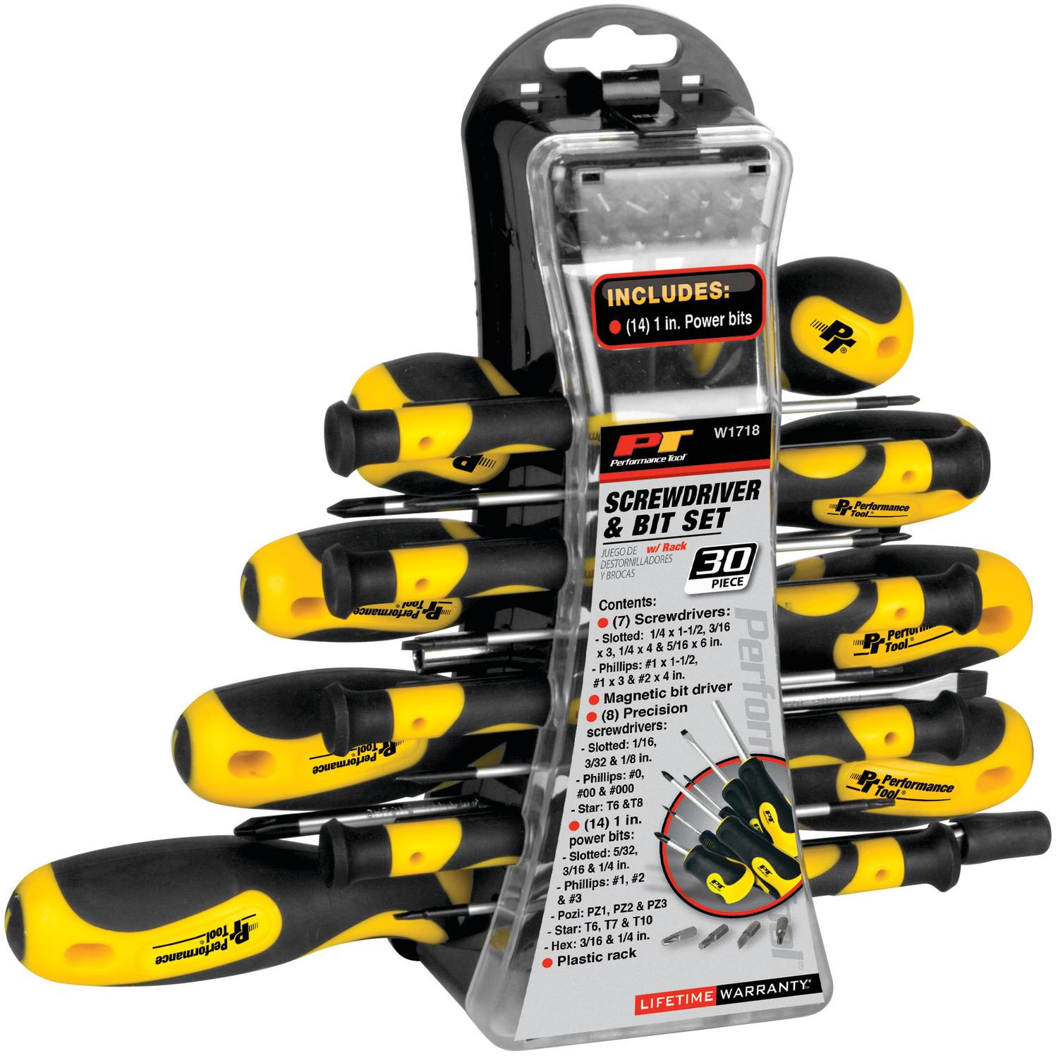 Performance Tool W1718 Screwdriver Set product image 1 of 6