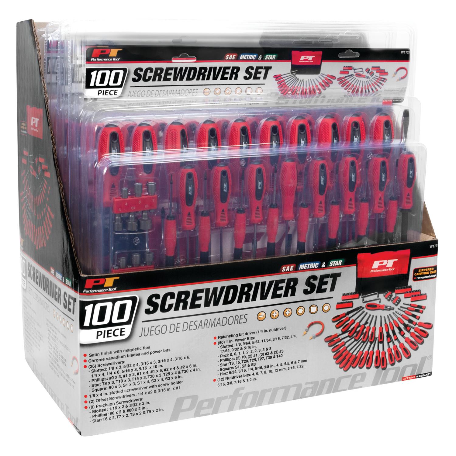 Performance Tool W1721 Screwdriver Set product image 7 of 8