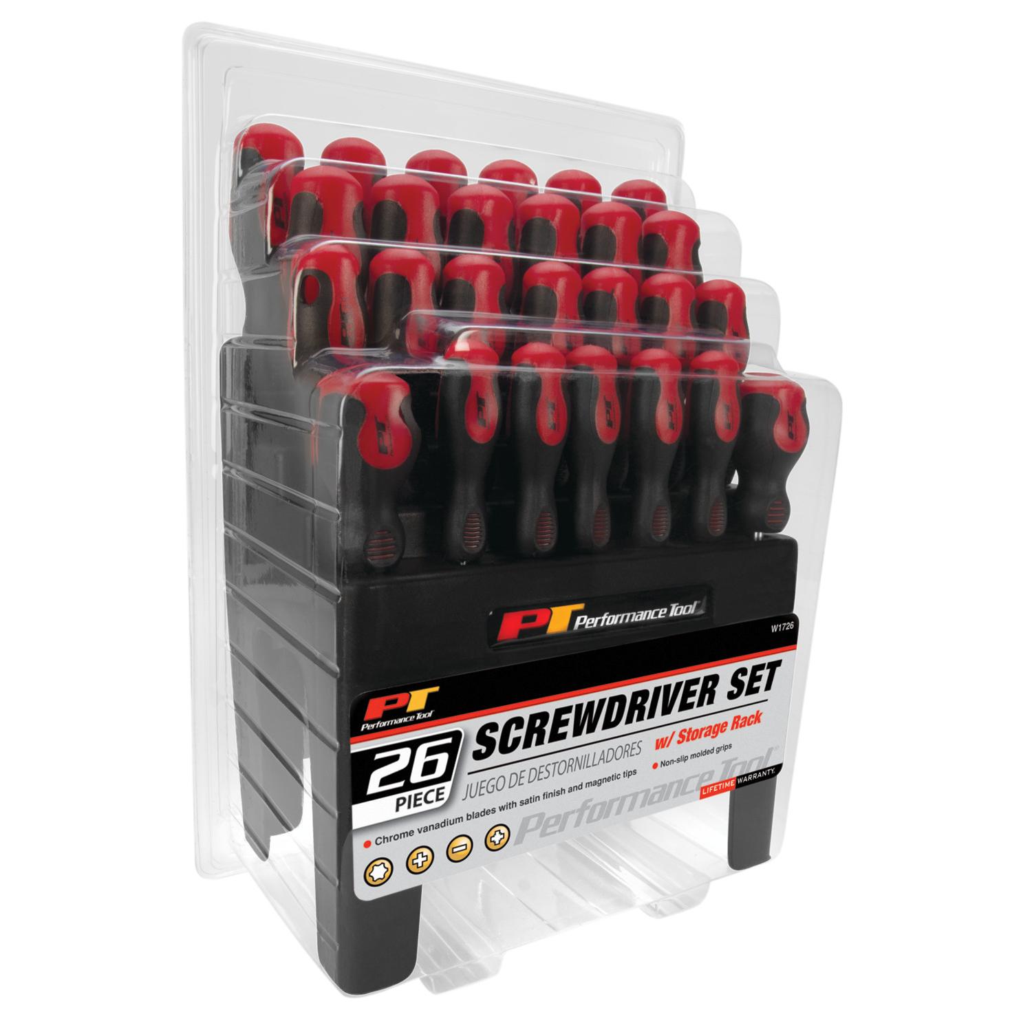 Performance Tool W1726 - Screwdriver Set Performance Tool W1726 Screwdriver Set product image 1 of 5