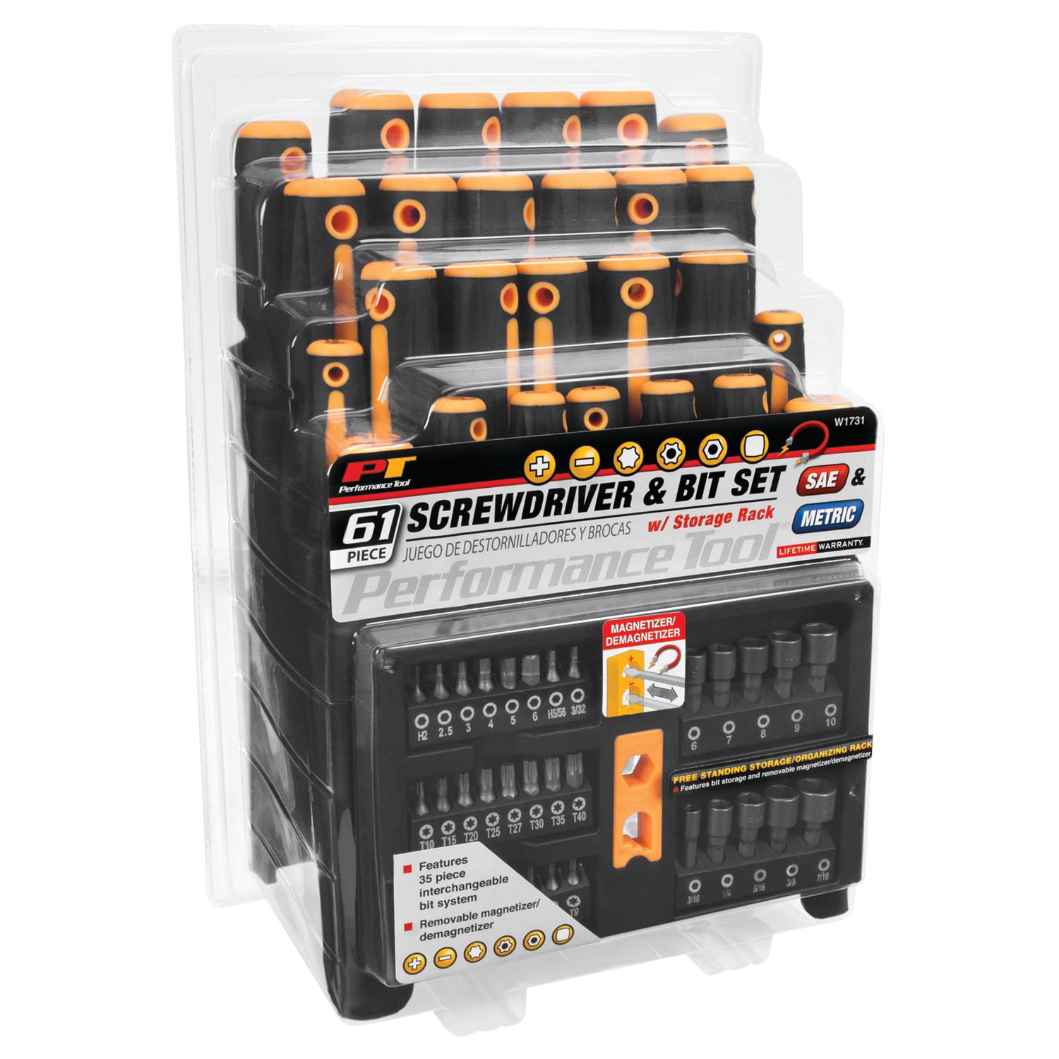 Performance Tool W1731 Screwdriver Set product image 1 of 3
