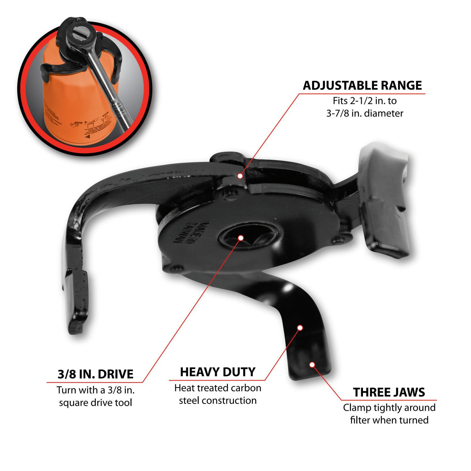 Performance Tool W270 Oil Filter Wrench product image 2 of 3