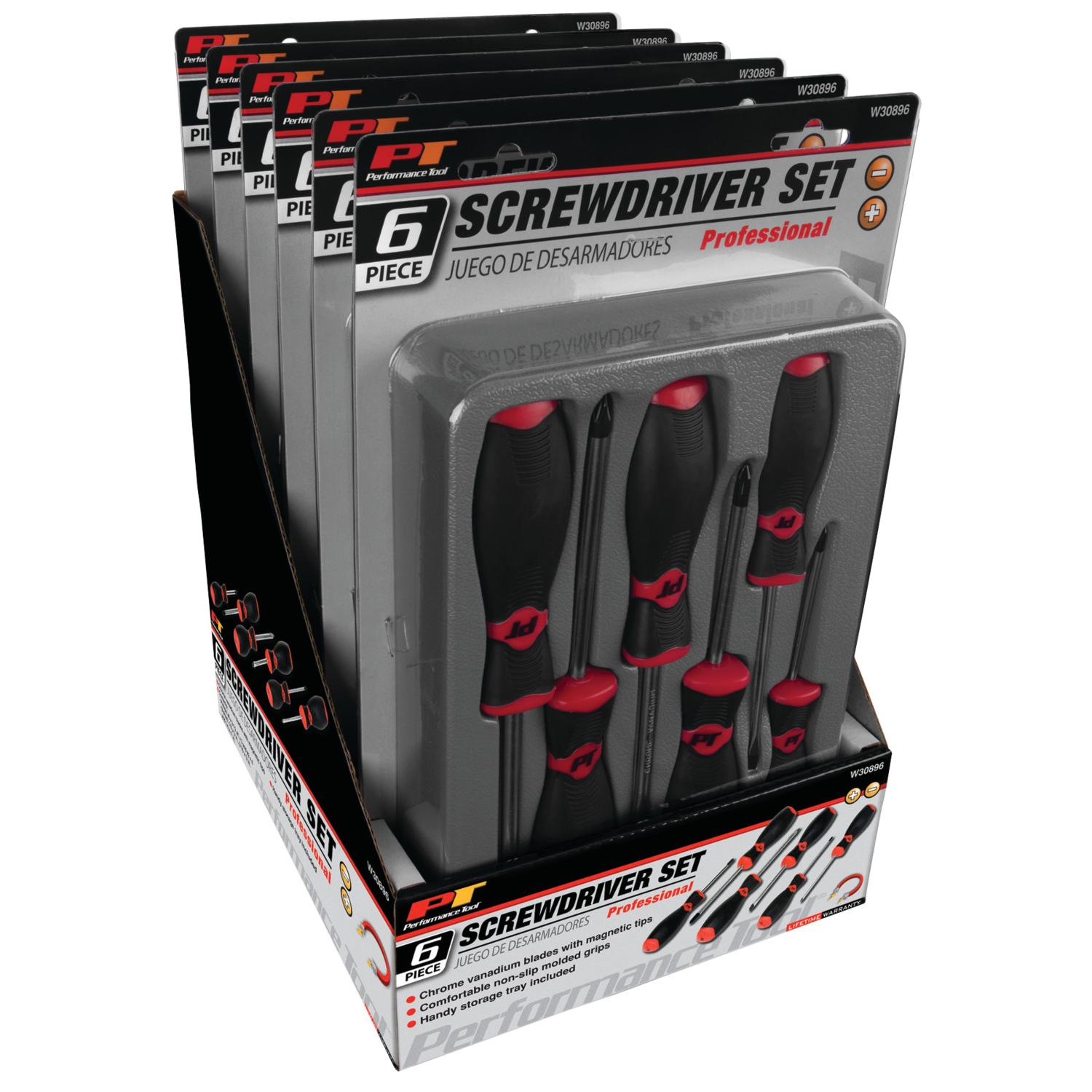 Performance Tool W30896 - Screwdriver Set Performance Tool W30896 Screwdriver Set product image 2 of 3