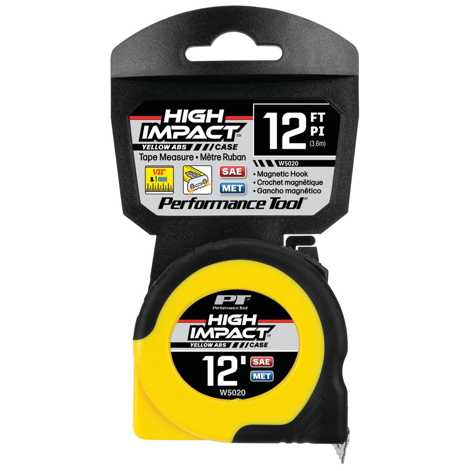 Performance Tool W5020 - tape measure Performance Tool W5020 tape measure product image 1 of 7