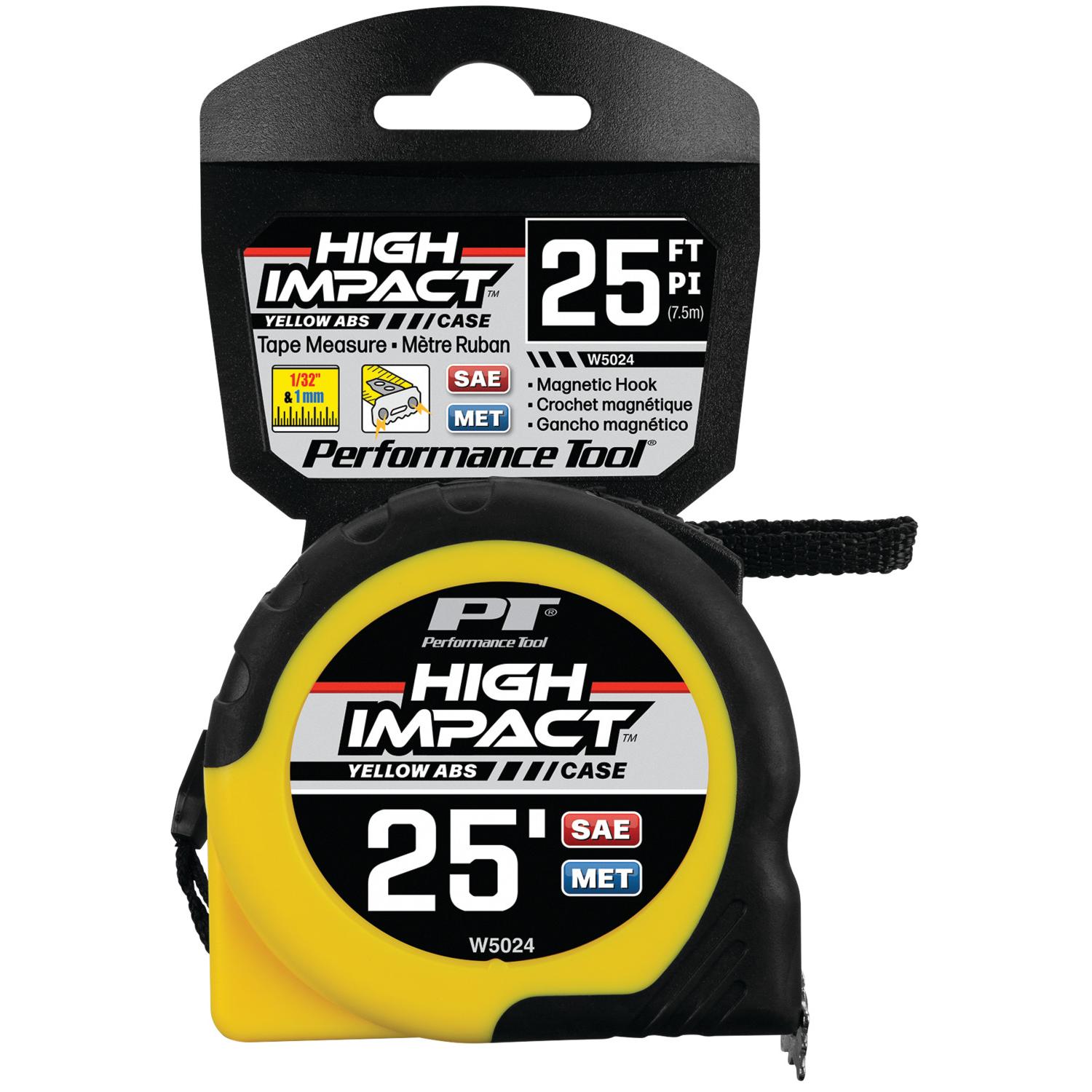 Performance Tool W5024 - tape measure Performance Tool W5024 tape measure product image 1 of 3